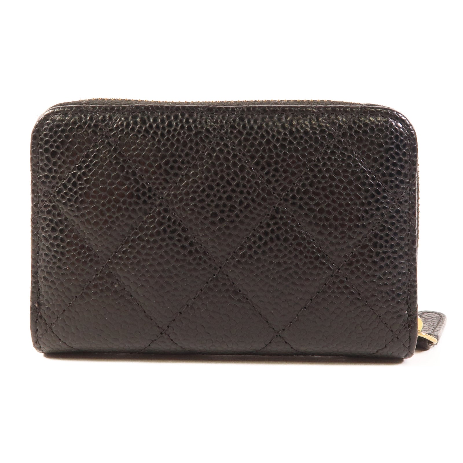 CHANEL 牛皮皮革Card/Coin Purse金扣零錢包/卡片套