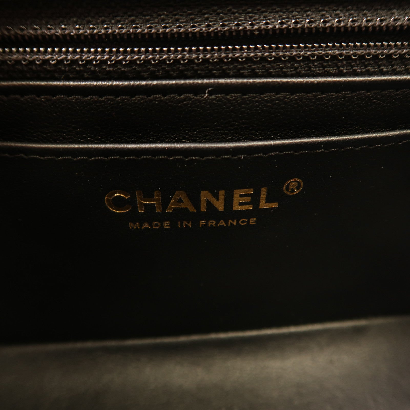 CHANEL 牛皮皮革2.55 20金扣手挽肩背兩用袋黑色