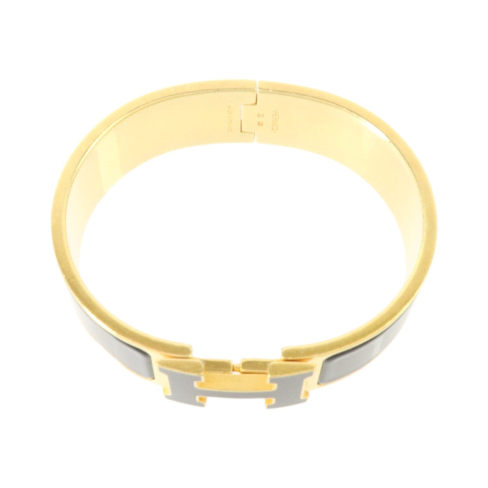 HERMES 金屬/琺瑯Clic-Clac H Bracelet金扣手鏈
