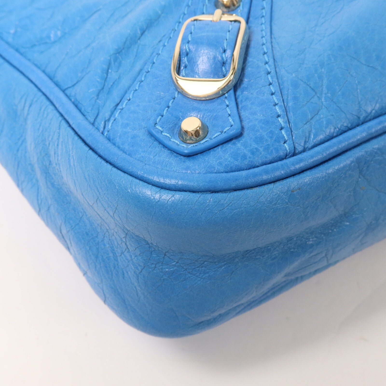 BALENCIAGA 羊皮皮革Motocross Classic Hip Crossbody肩背袋
