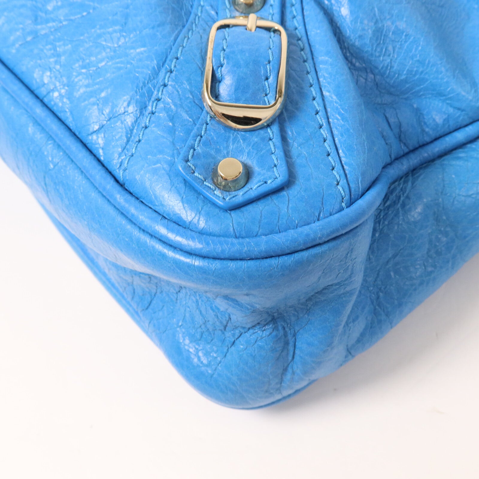 BALENCIAGA 羊皮皮革Motocross Classic Hip Crossbody肩背袋