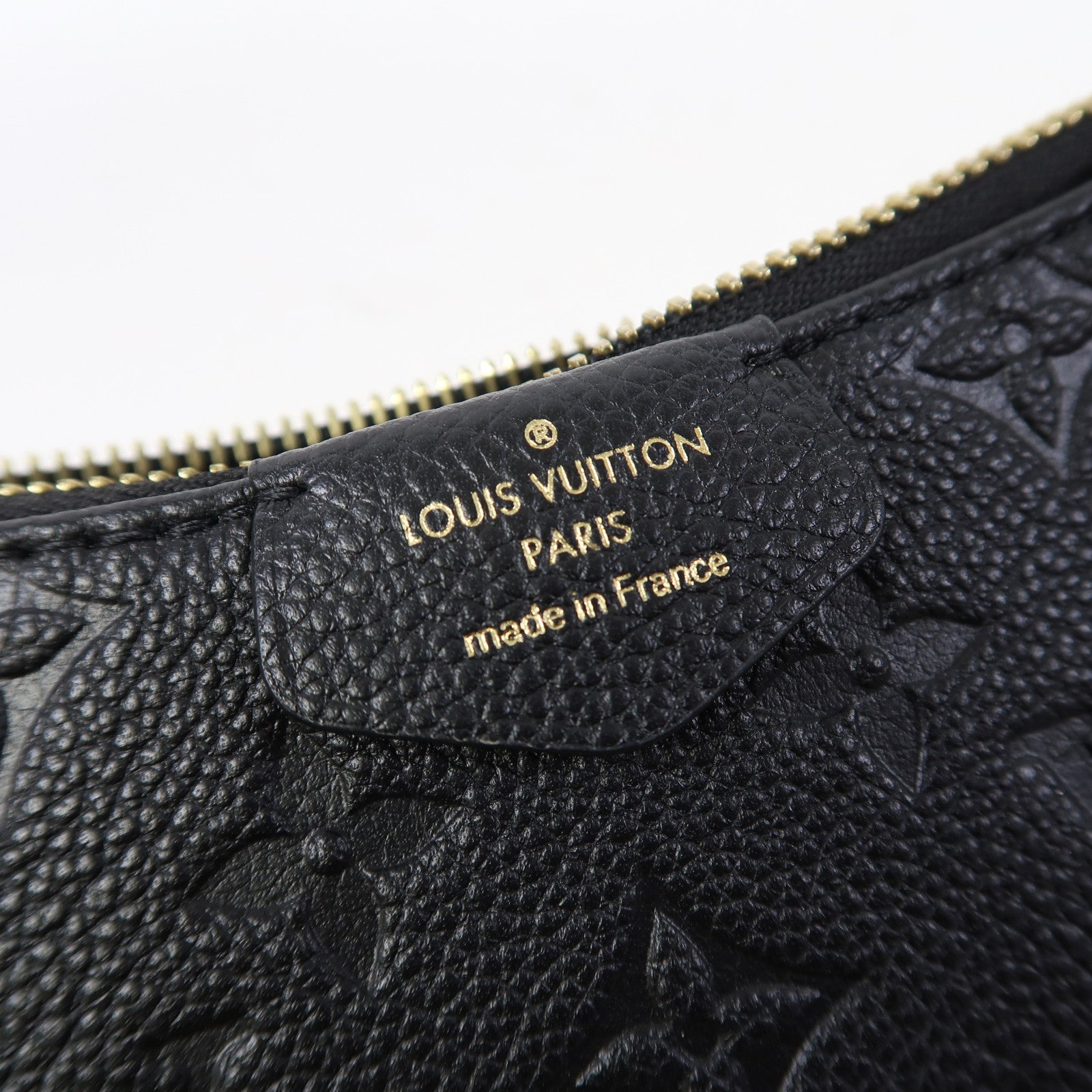 LOUIS VUITTON 【激減優惠】Monogram Empreinte Easy Pouch On Strap金扣肩背袋黑色