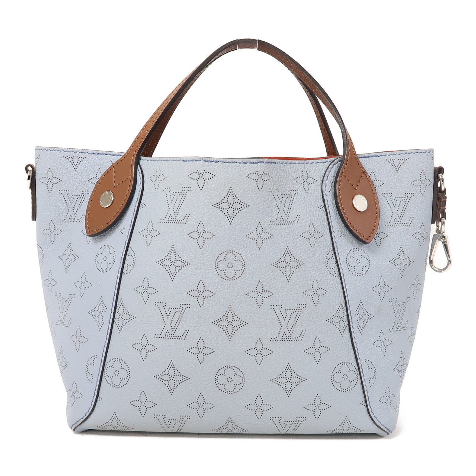 LOUIS VUITTON Mahina Hina PM銀扣手挽肩背兩用袋藍色