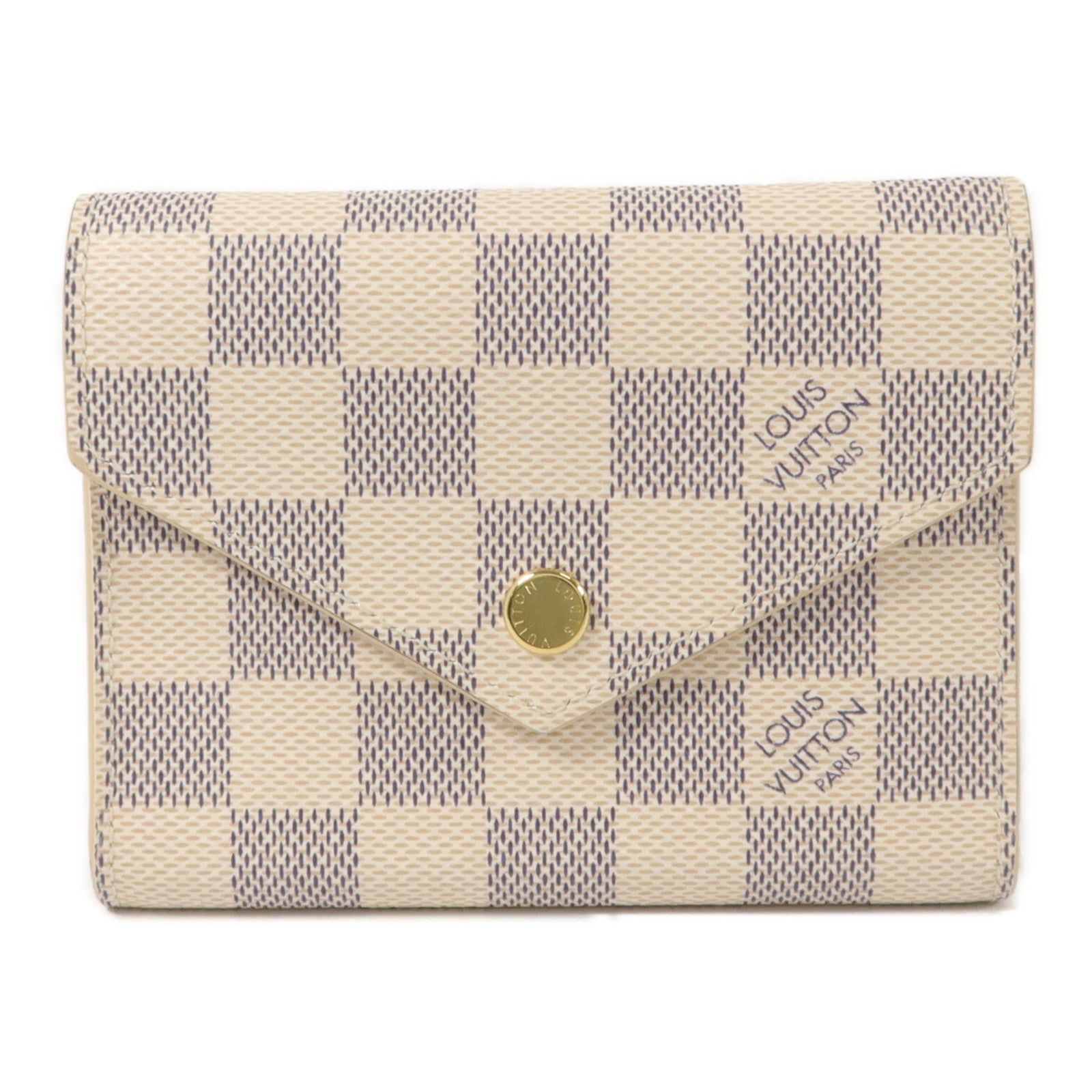 LOUIS VUITTON Damier Azur Victorine Wallet錢包
