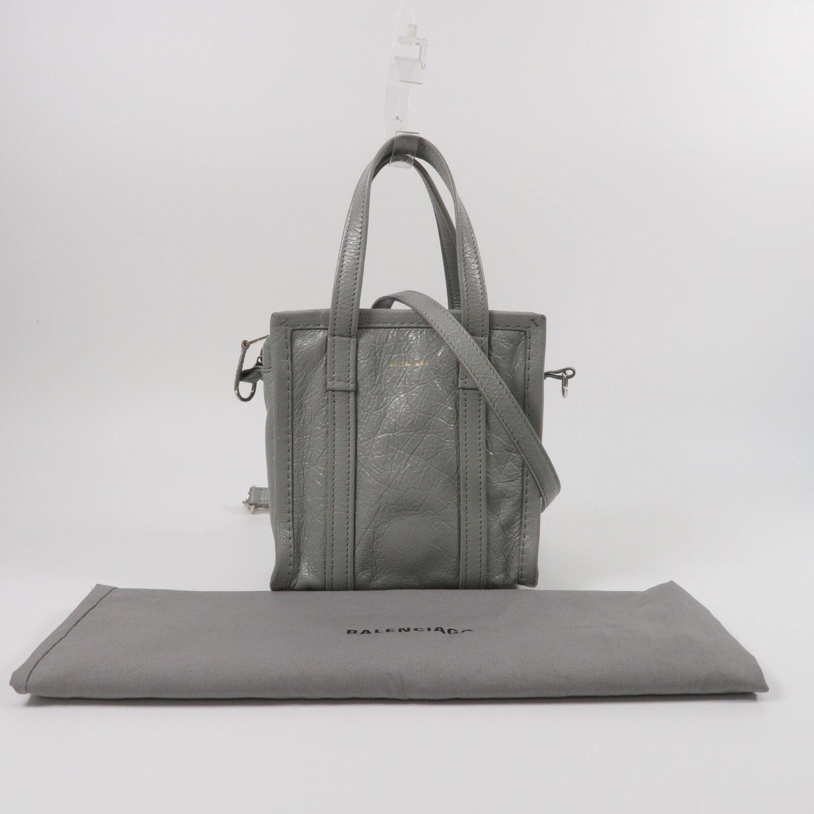 BALENCIAGA 牛皮皮革Bazaar Shopper XXS手挽肩背兩用袋