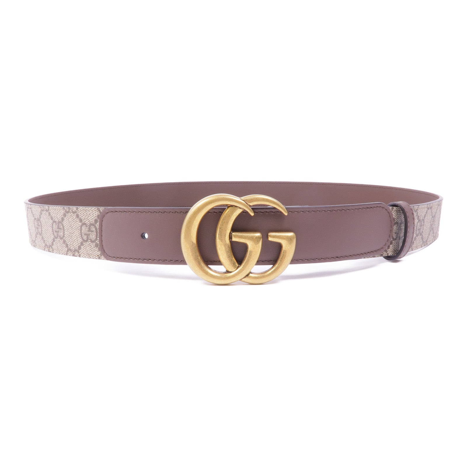 GUCCI 塗層帆布Belt金扣皮帶