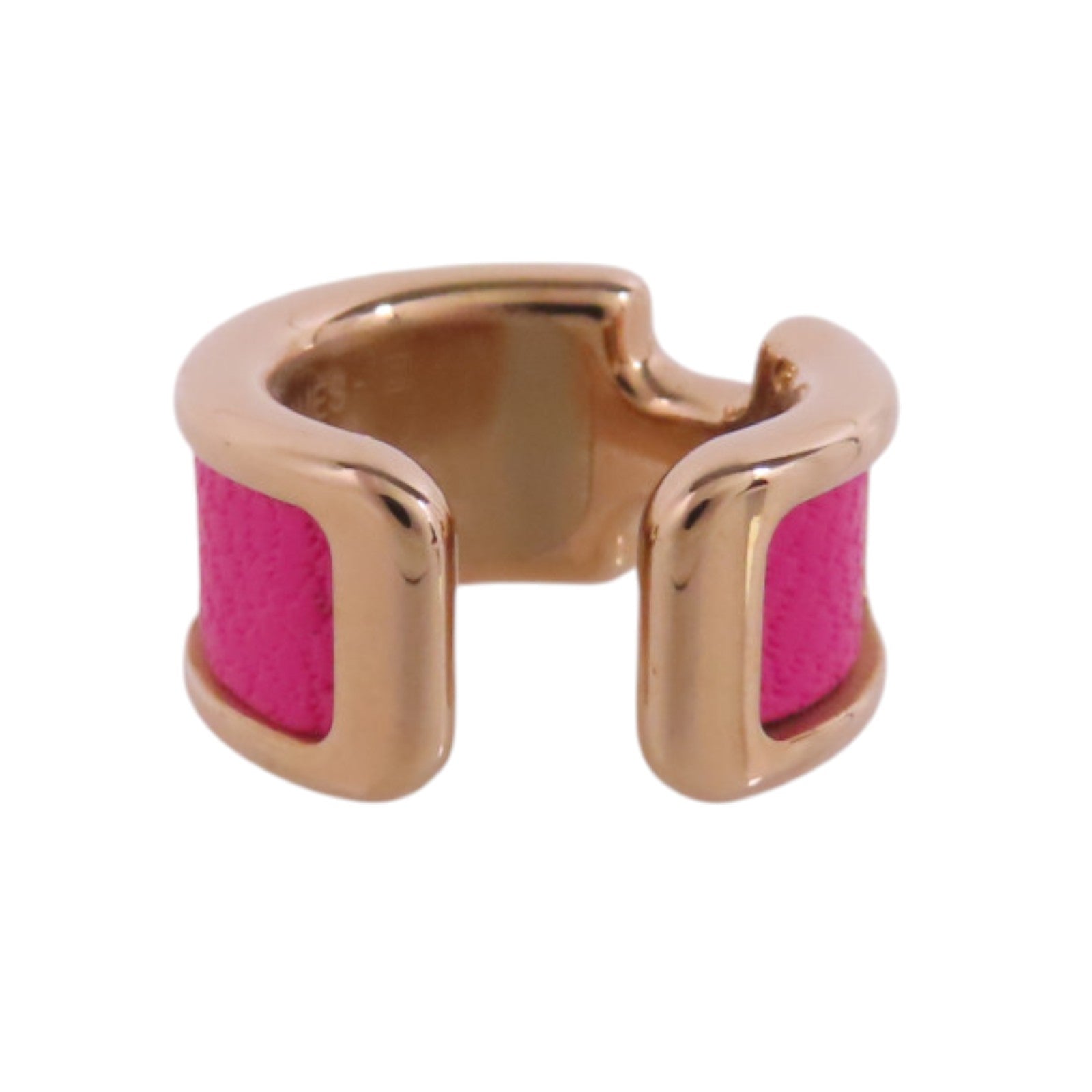 HERMES 【激減優惠】金屬/皮革Olympe Small Ear Cuffs耳夾