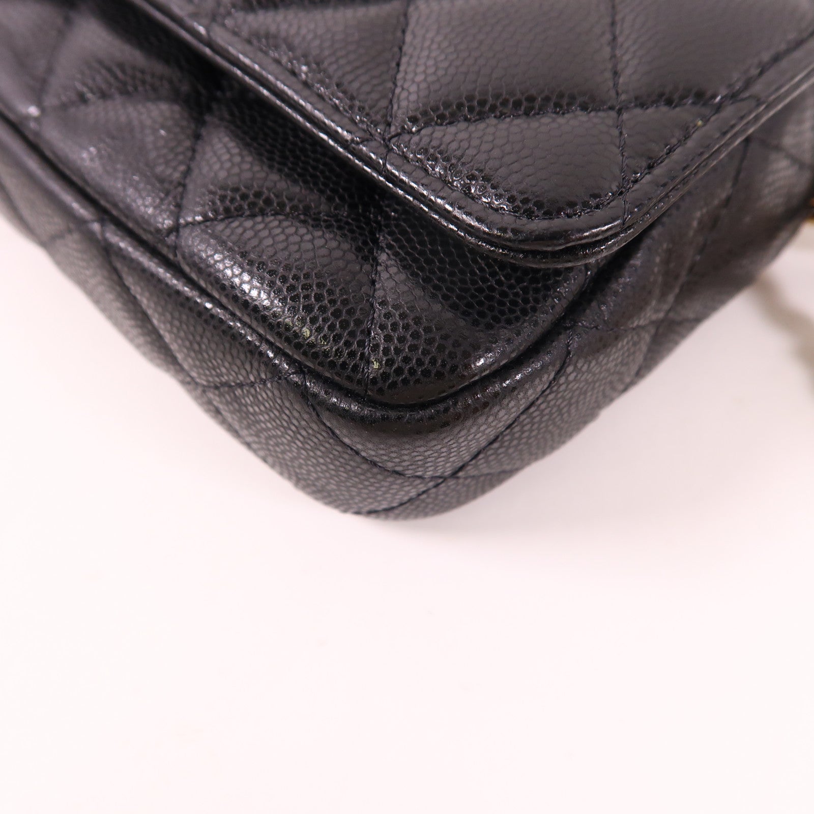 CHANEL 牛皮皮革Waist Bag金扣腰包