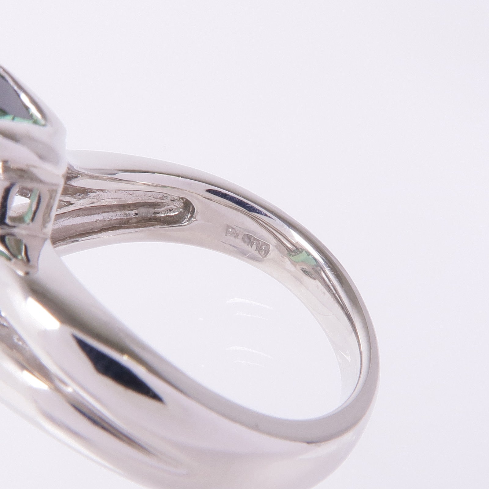 JEWELRY PT900鉑金Tourmaline Diamond Ring碧璽/鑽石戒指粉紅色US#6.25