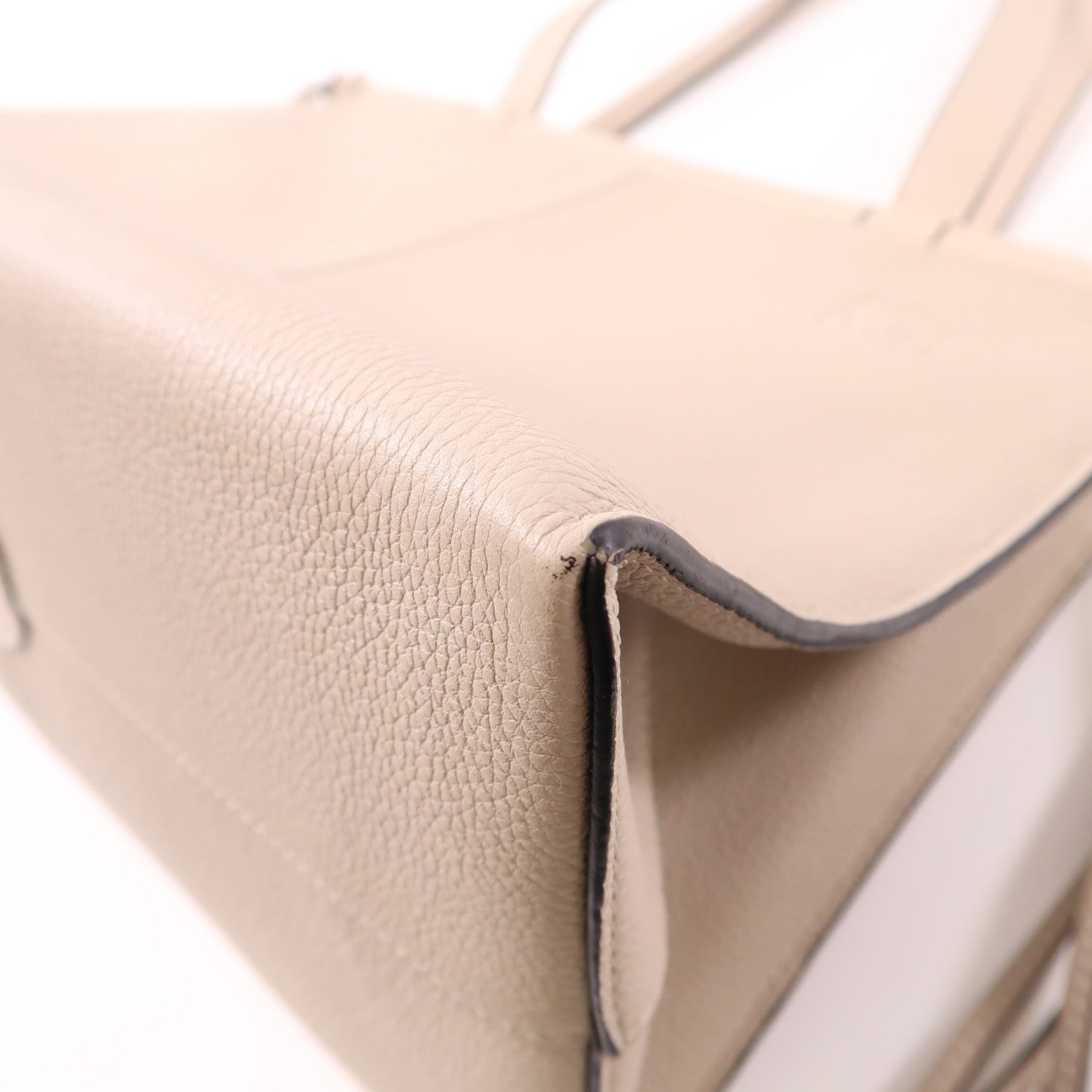 LOEWE 【激減優惠】牛皮皮革Tote Bag手挽袋米色