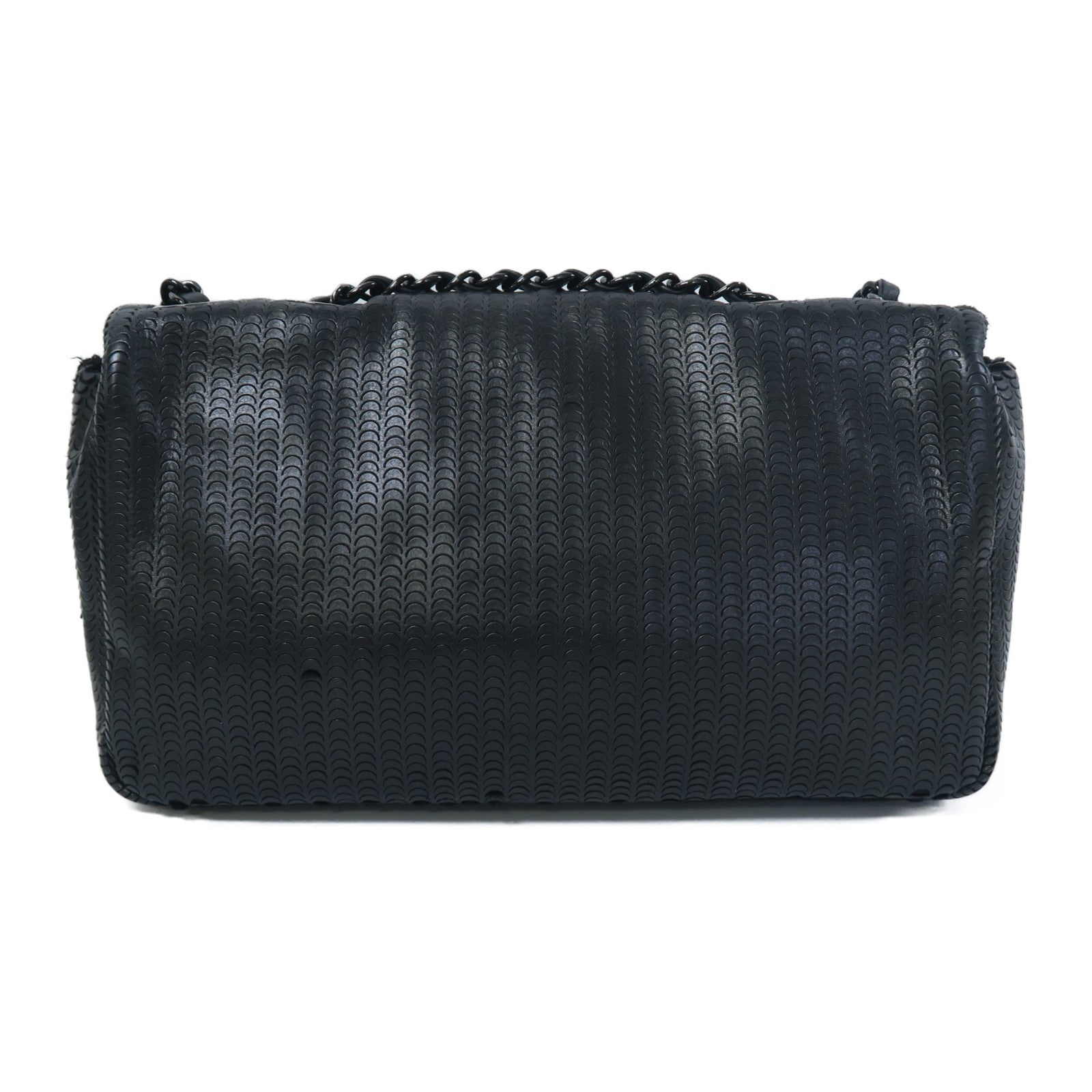 CHANEL 牛皮皮革Shoulder Bag鏈帶肩背袋黑色