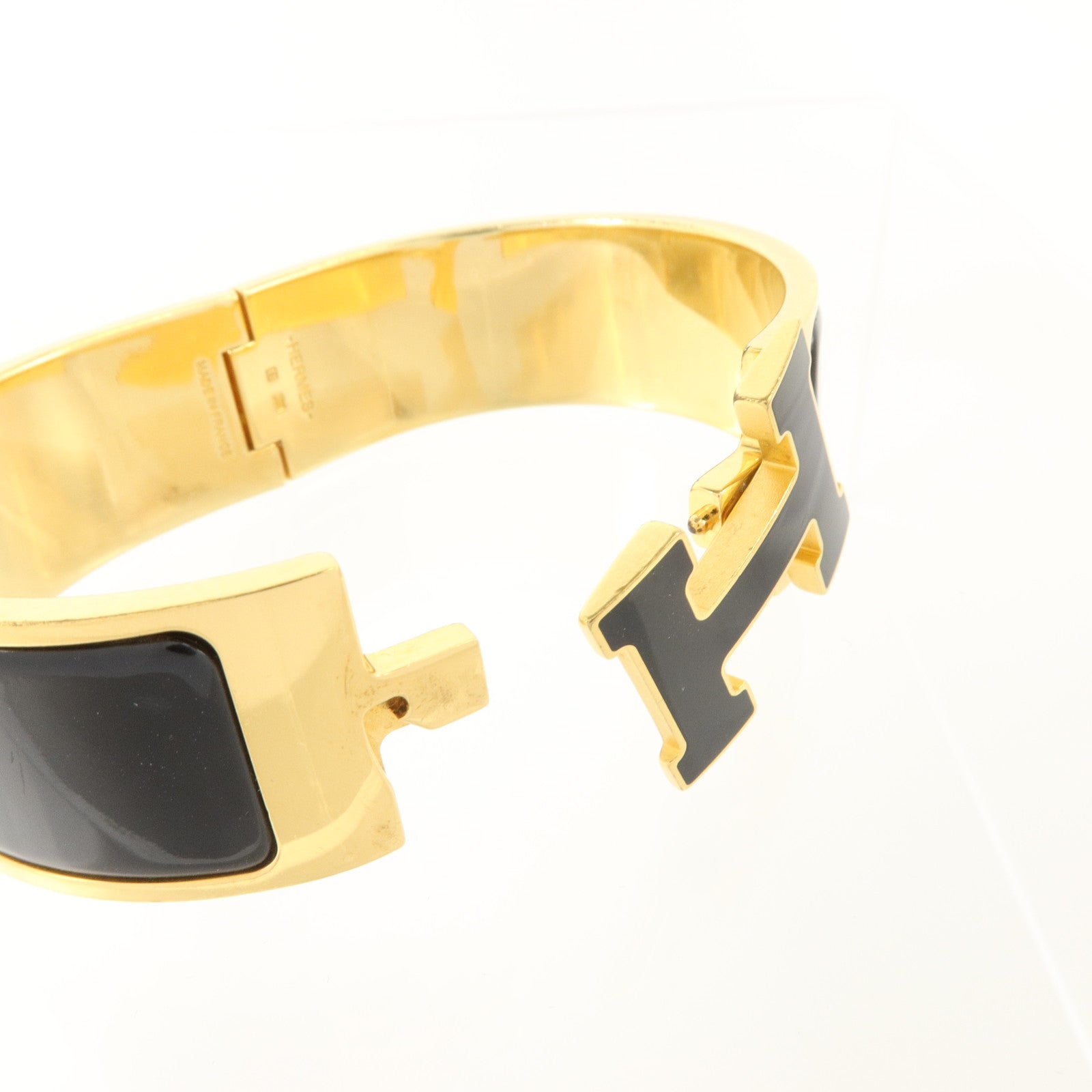 HERMES 金屬/琺瑯Clic-Clac H Bracelet金扣手鏈