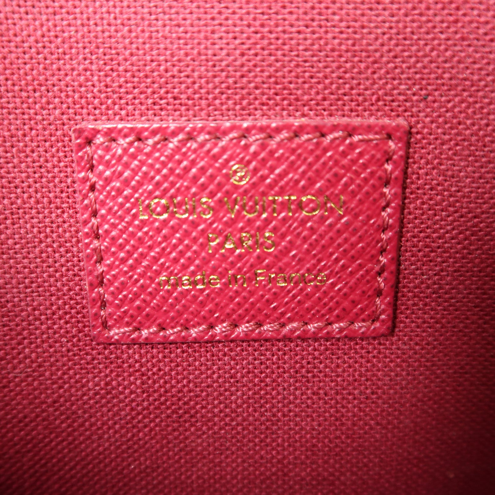 LOUIS VUITTON Monogram Felicie Pochette金扣鏈帶肩背袋棕色