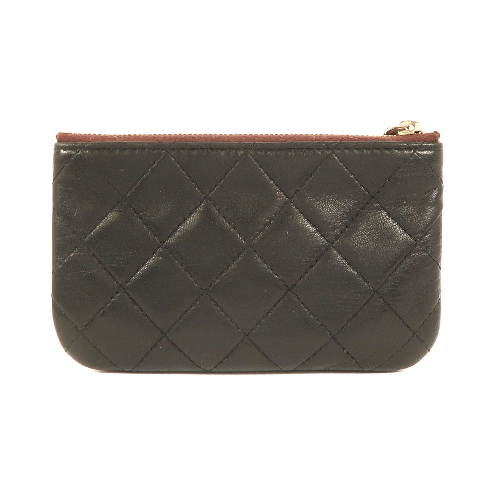 CHANEL 羊皮皮革Pouch金扣手拿包