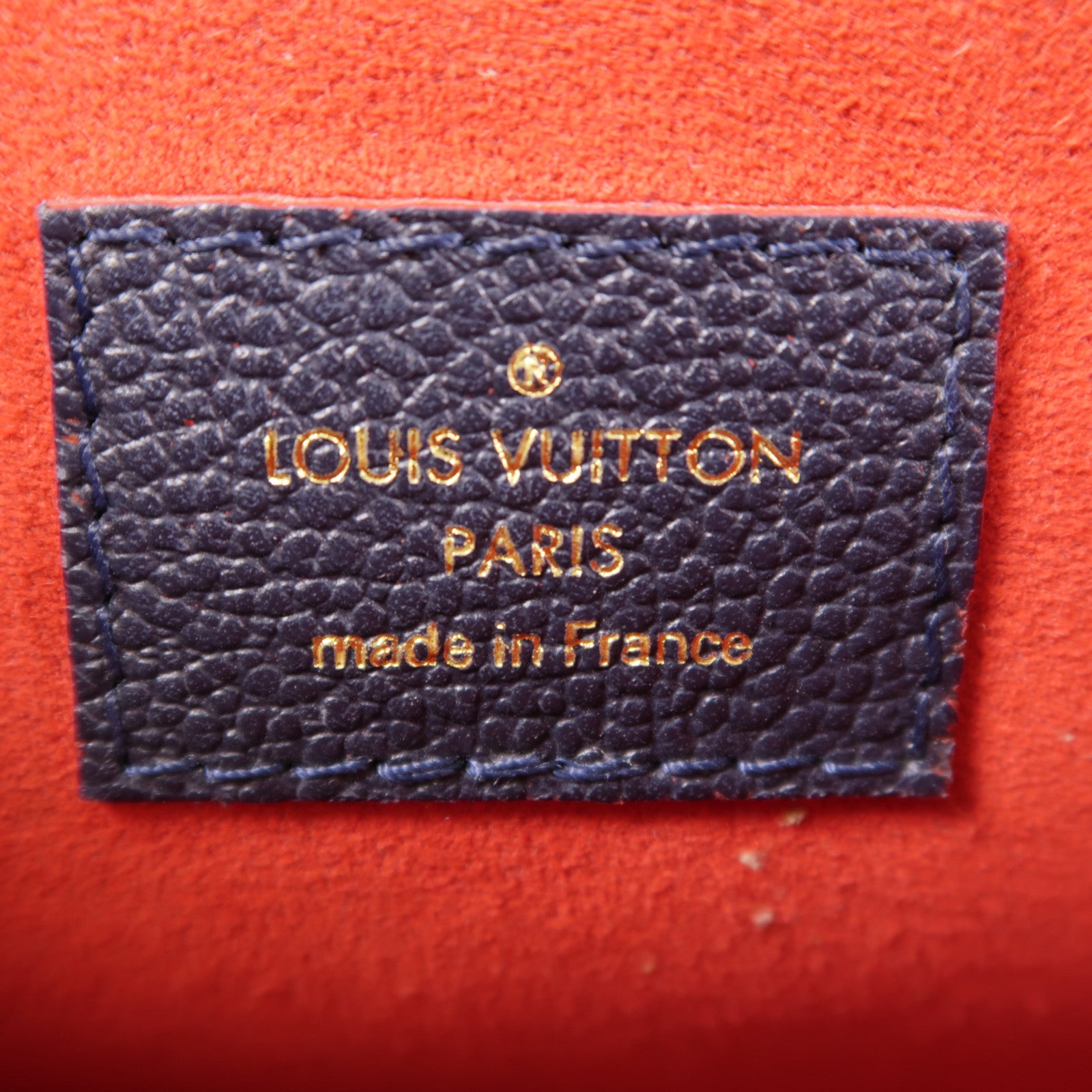 LOUIS VUITTON LV GHW Vavin PM Shoulder Bag M52271 Monogram Empreinte Navy