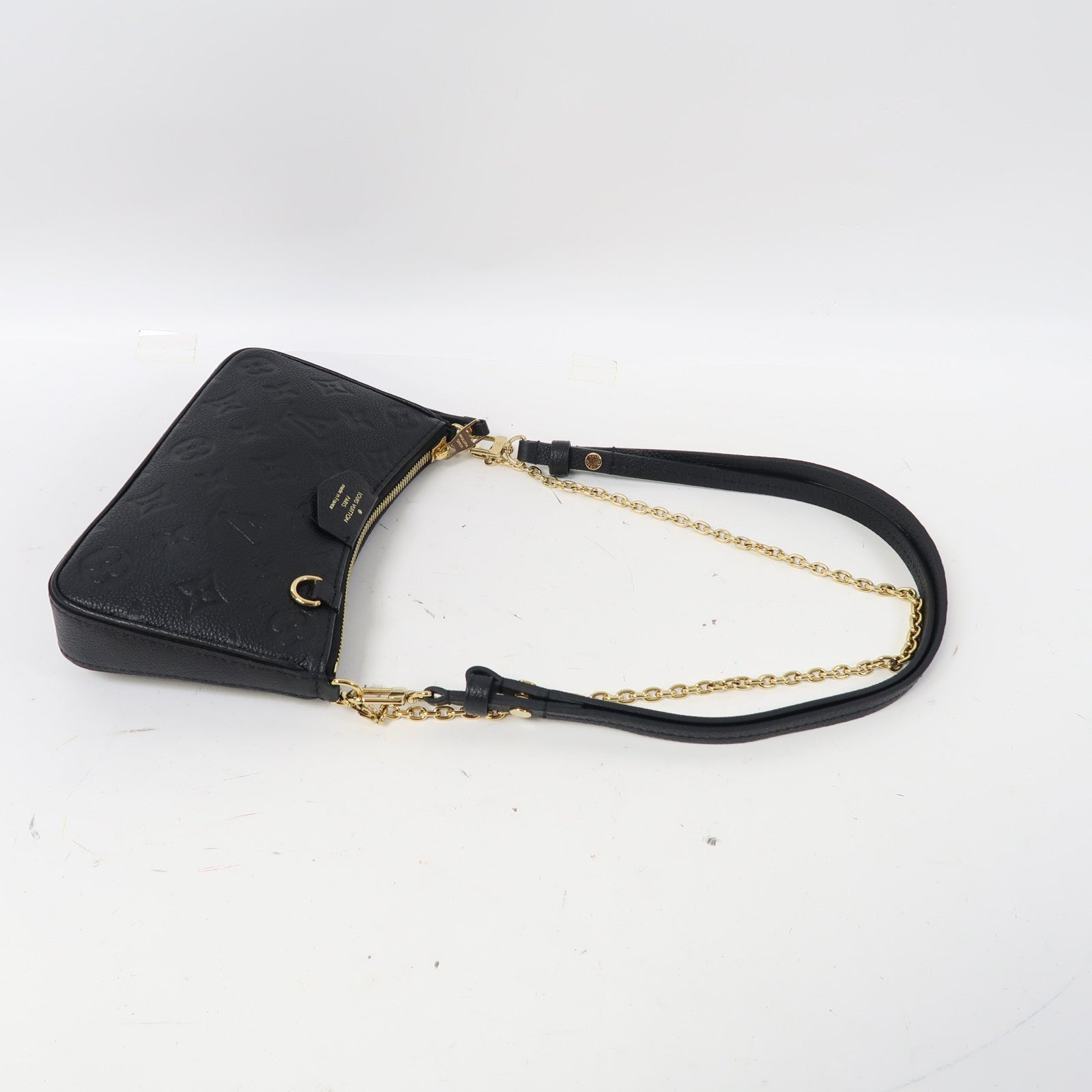 LOUIS VUITTON 【激減優惠】Monogram Empreinte Easy Pouch On Strap金扣肩背袋黑色