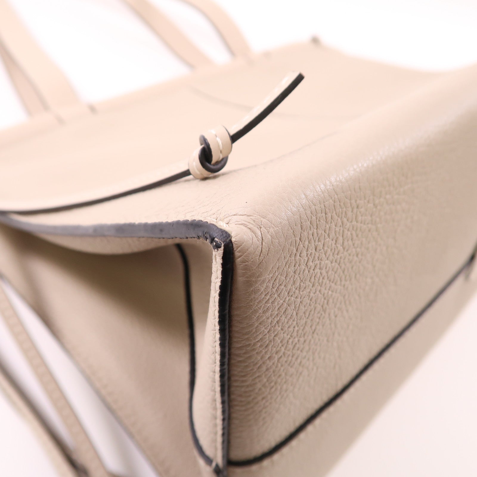 LOEWE 【激減優惠】牛皮皮革Tote Bag手挽袋米色