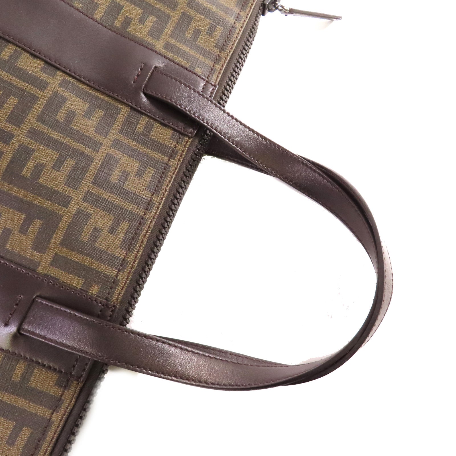 FENDI 塗層帆布Zucca Large Tote Bag手挽袋啡色