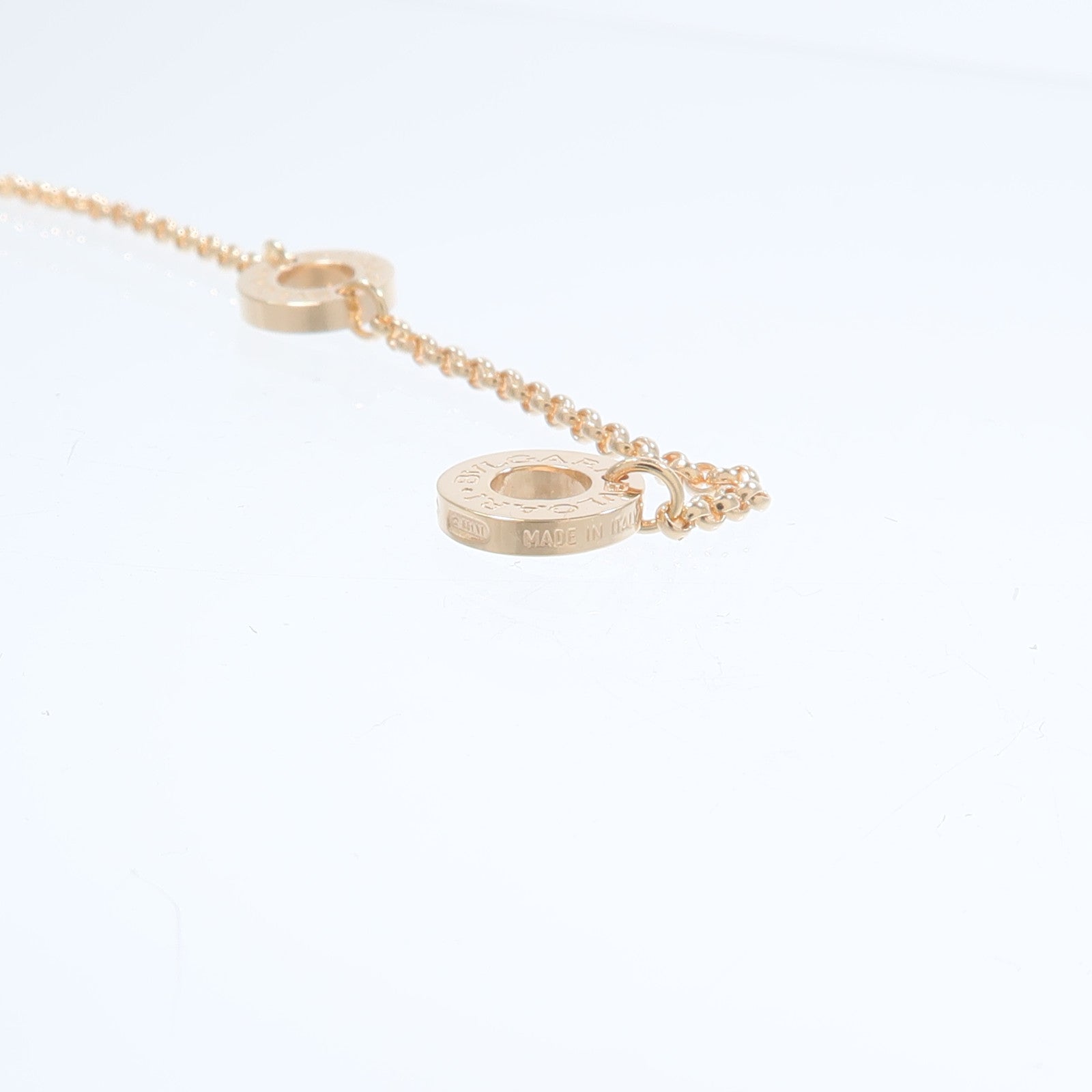 BVLGARI 18K玫瑰金B-zero1 Necklace項鍊