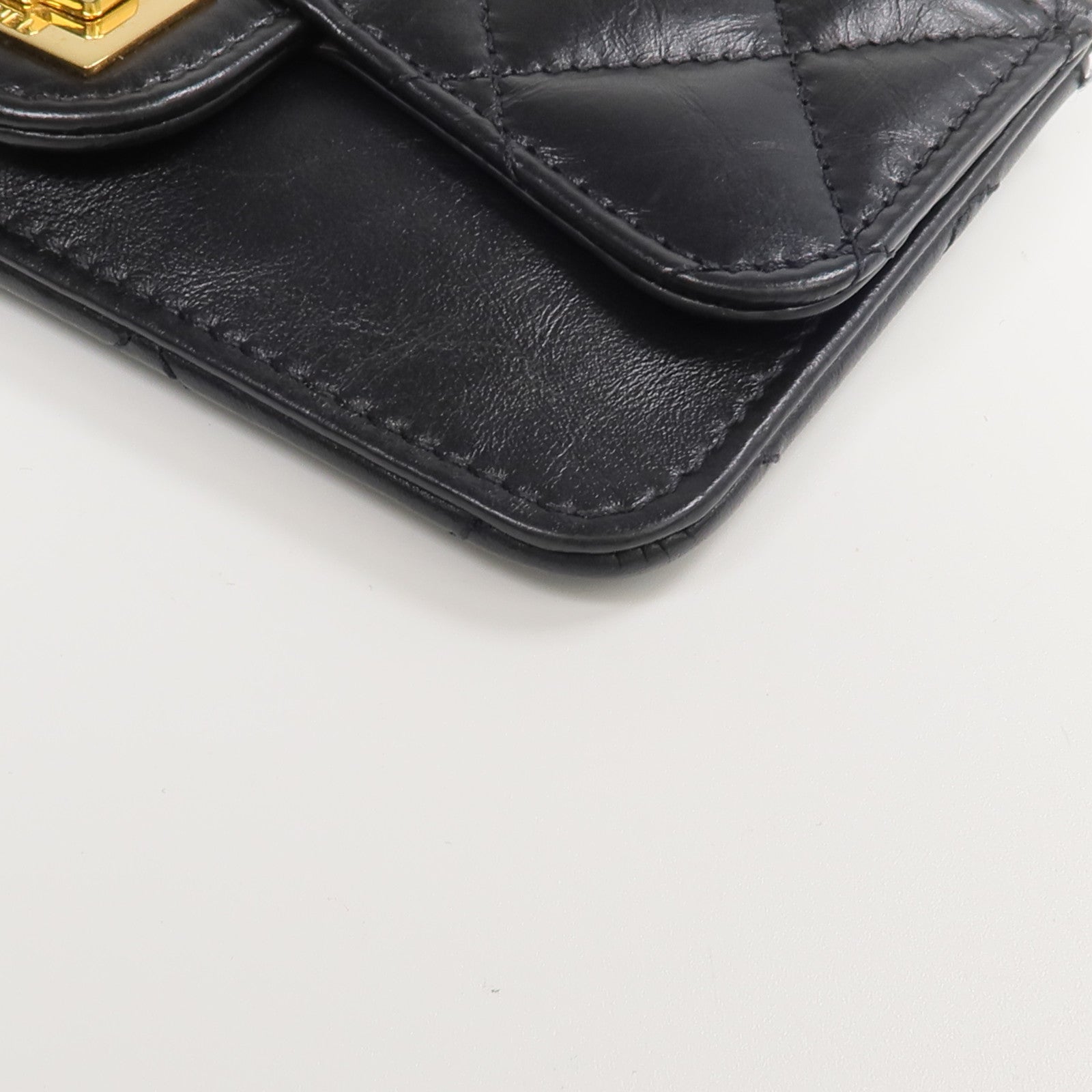 CHANEL 羊皮皮革2.55 Card Case卡片套
