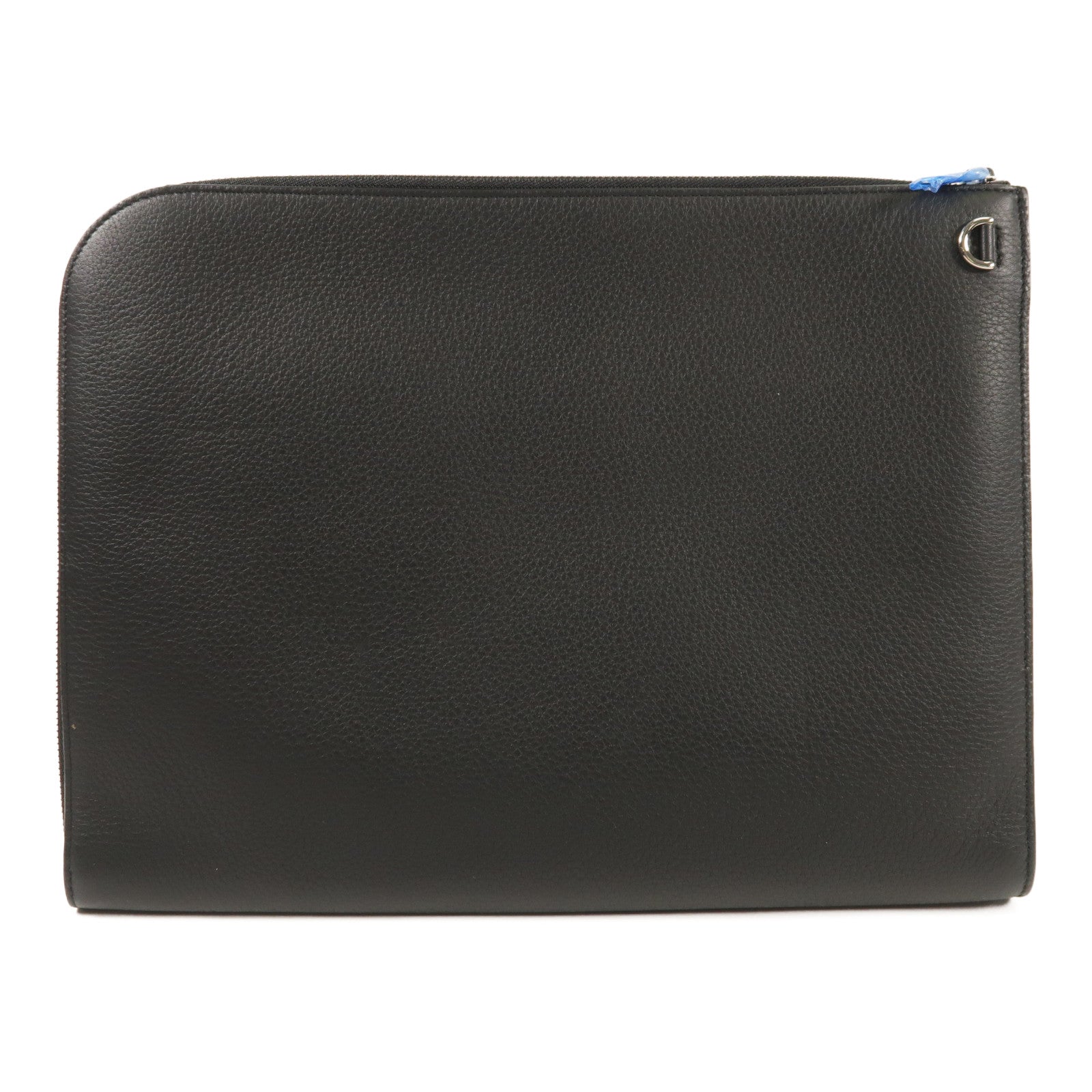 CARTIER 牛皮皮革Clutch Bag銀扣手拿包