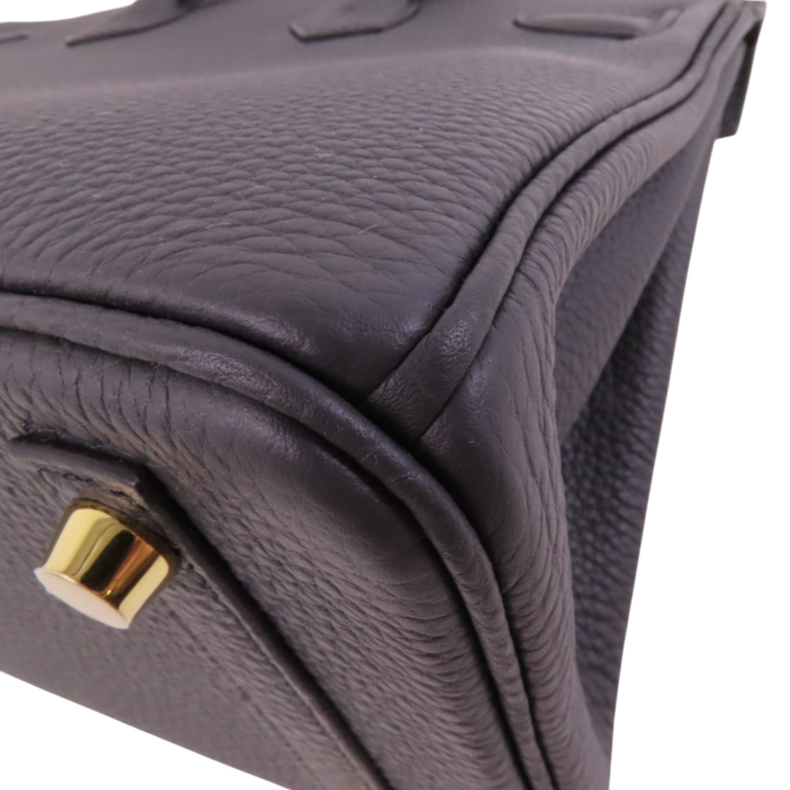 HERMES Togo皮革Birkin 25金扣手挽袋