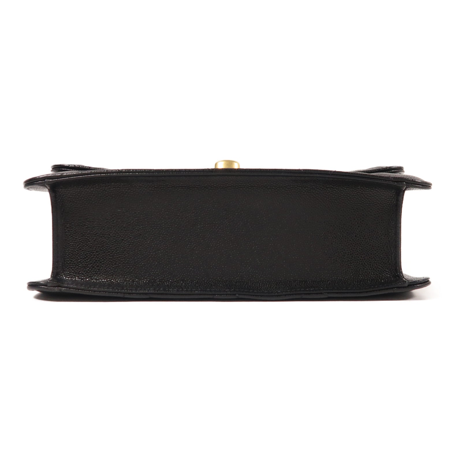 CHANEL 牛皮皮革Chain Shoulder金扣鏈帶肩背袋