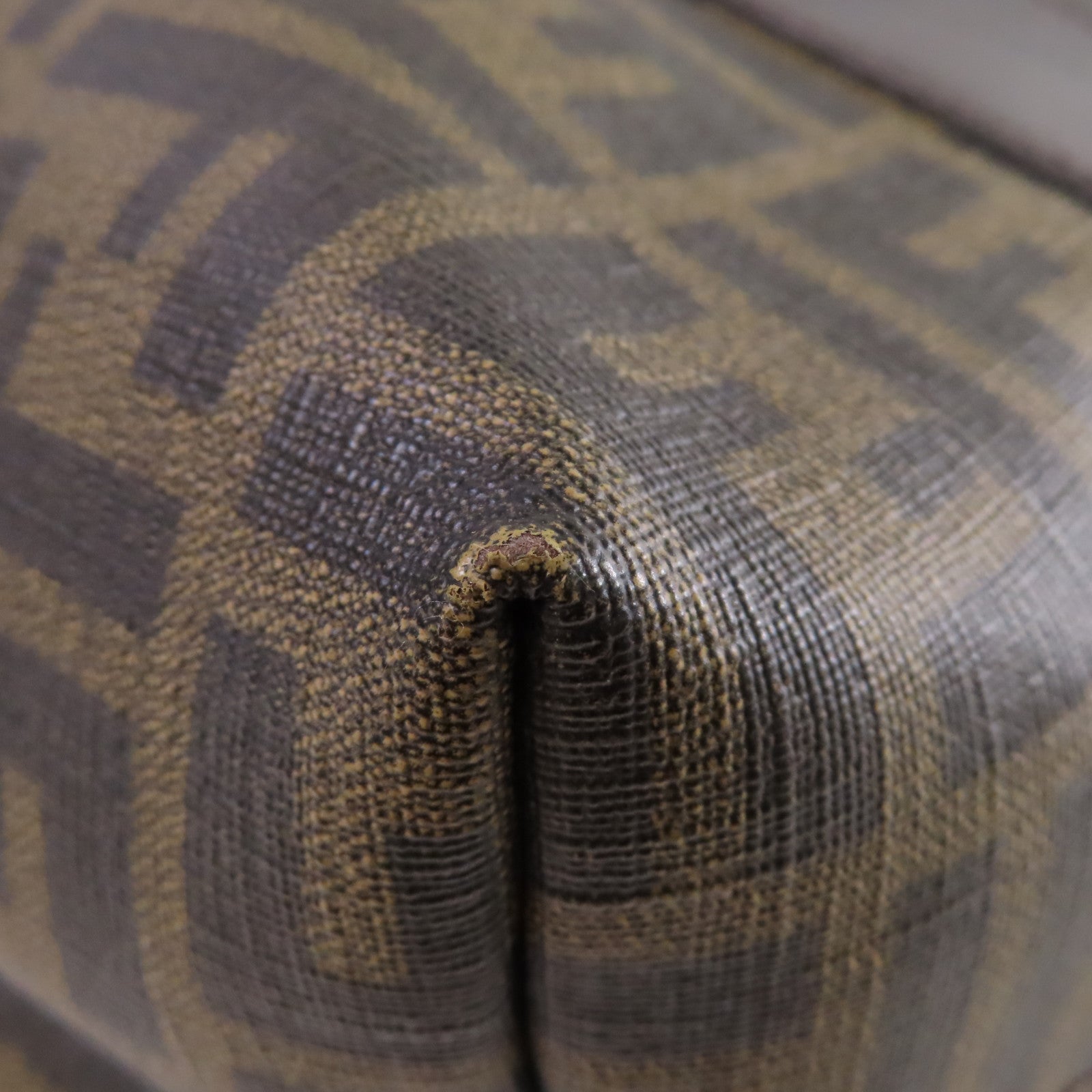FENDI 塗層帆布Zucca Large Tote Bag手挽袋啡色