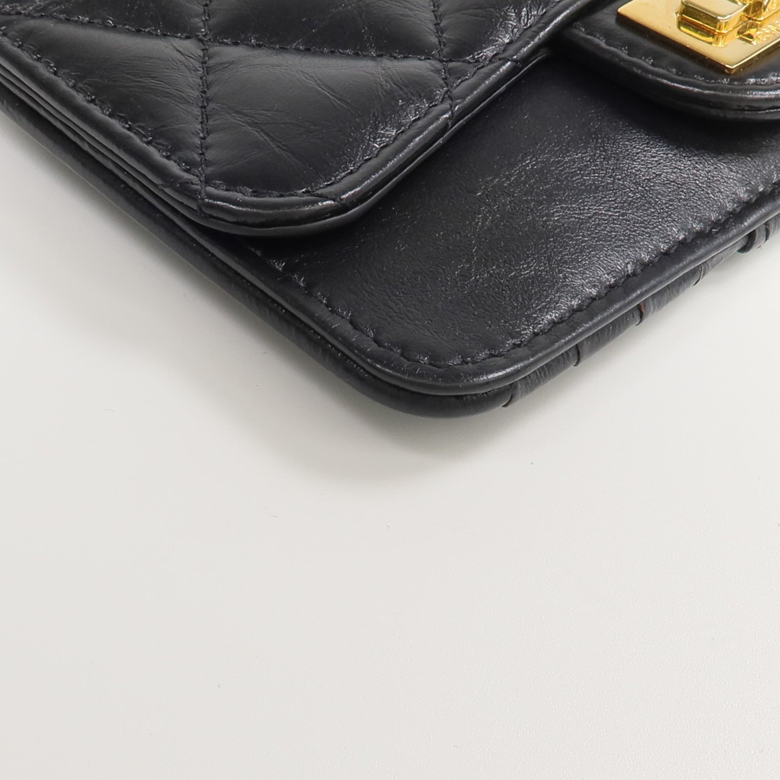 CHANEL 羊皮皮革2.55 Card Case卡片套