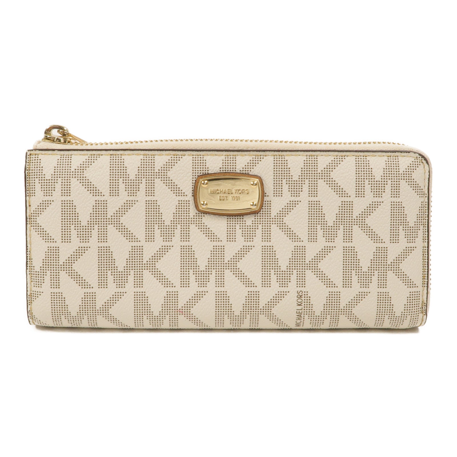 Michael Kors 塗層帆布Jet Set Travel Long Wallet長錢包
