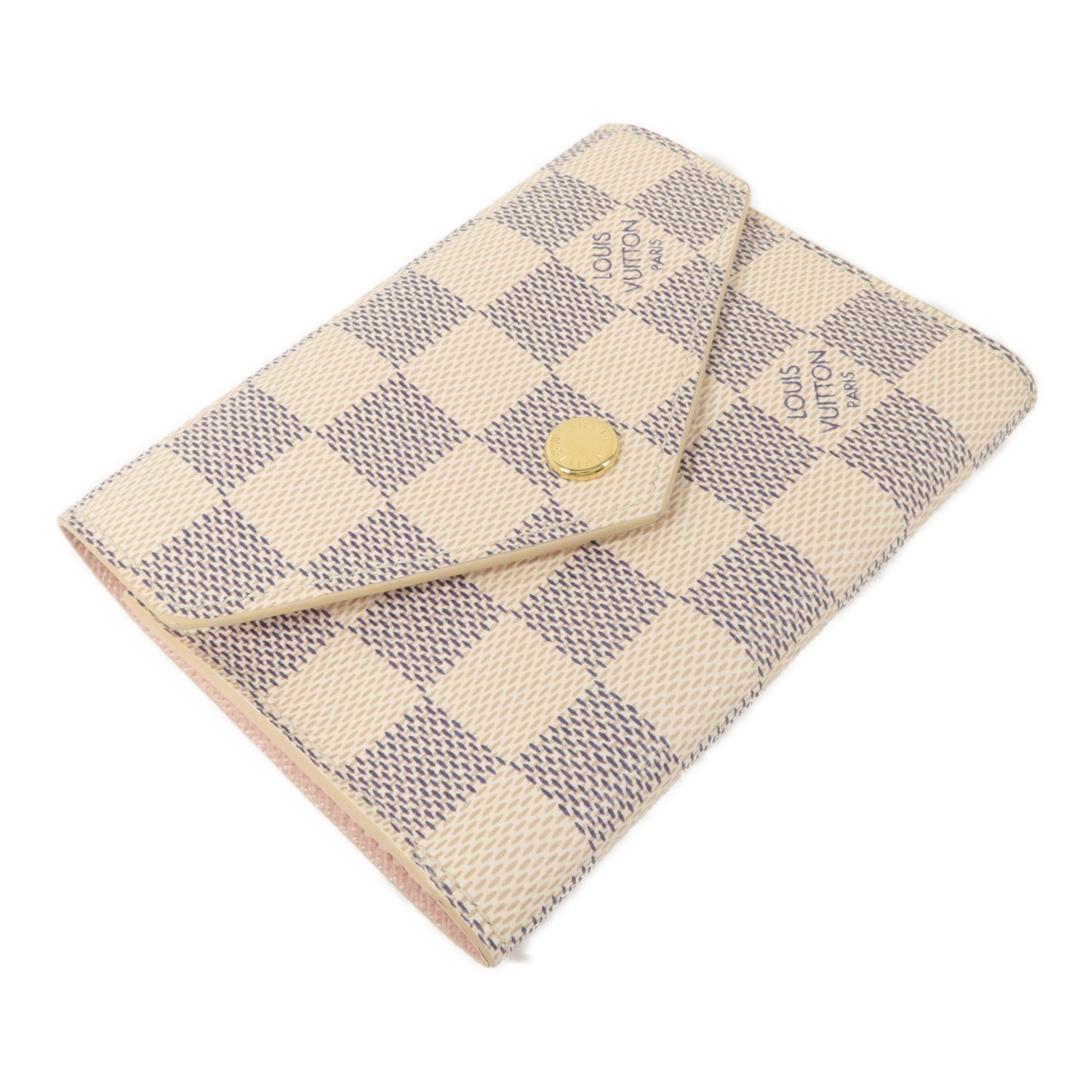 LOUIS VUITTON Damier Azur Victorine Wallet錢包
