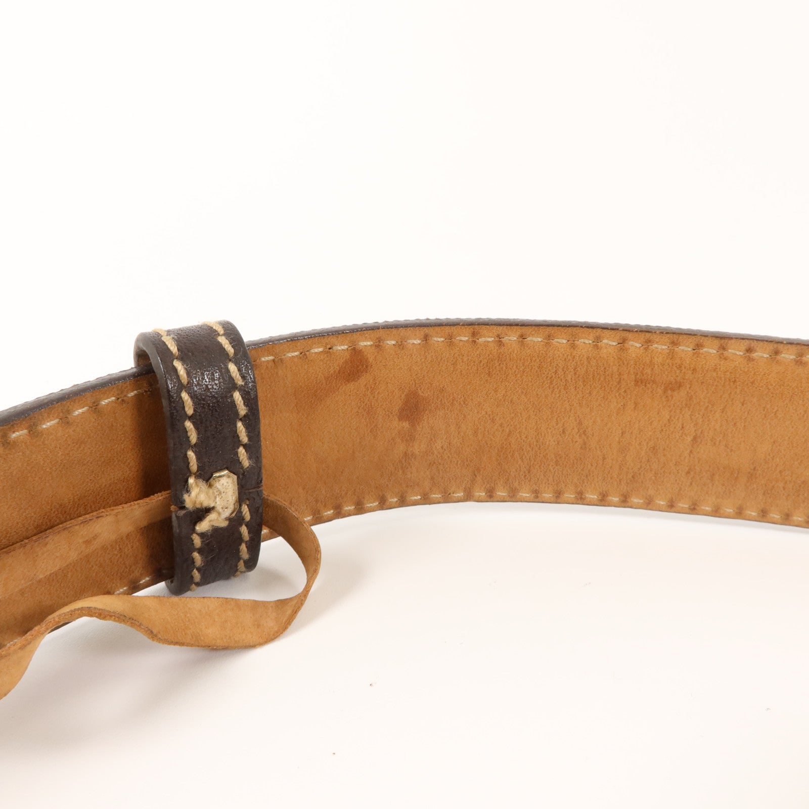 GUCCI 塗層帆布Belt 80cm皮帶