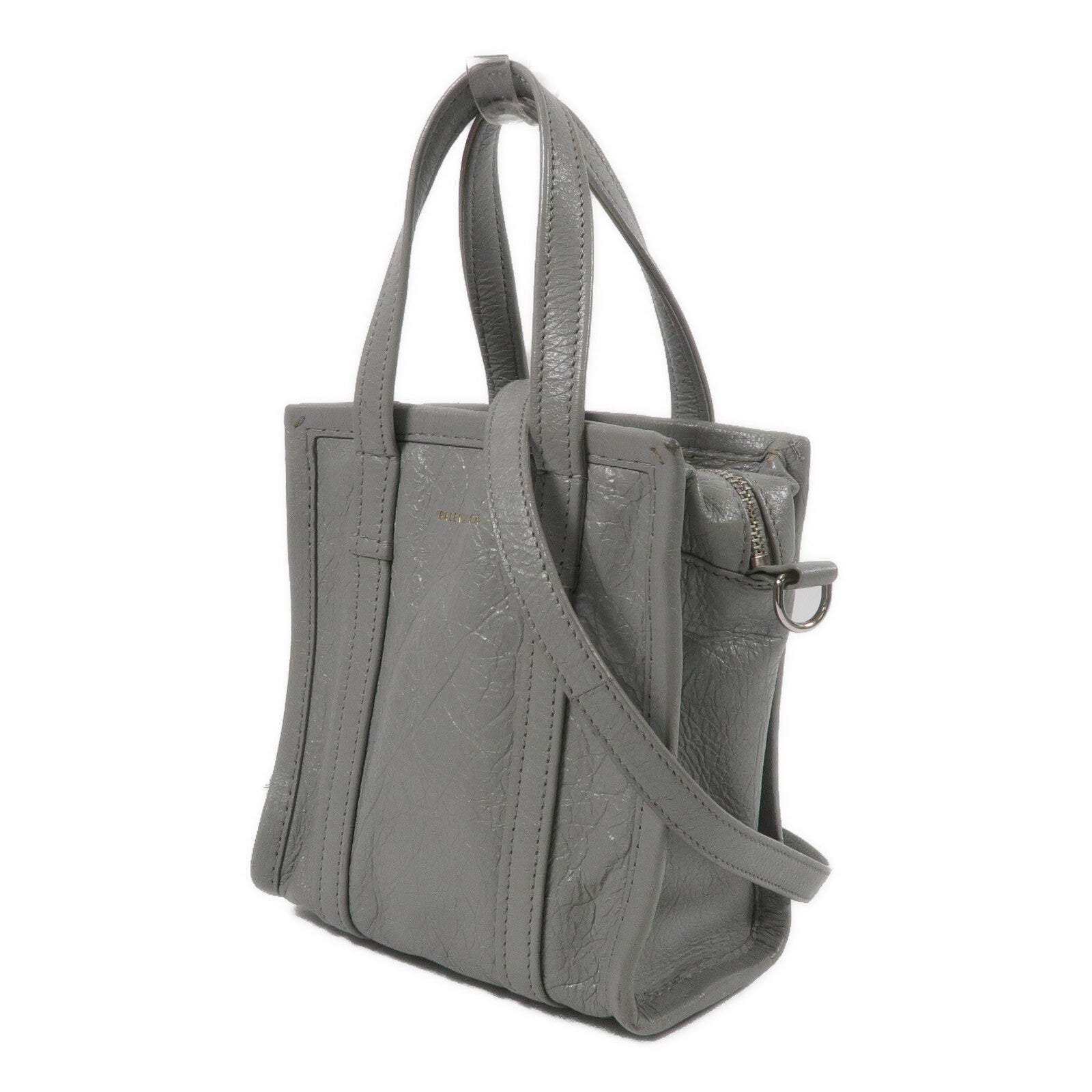 BALENCIAGA 牛皮皮革Bazaar Shopper XXS手挽肩背兩用袋