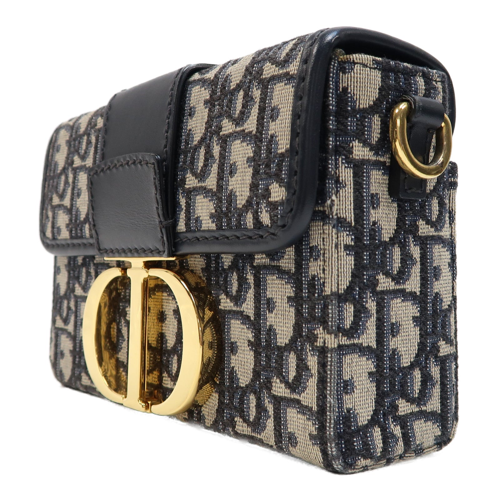 Dior (PRICE DOWN) CD GHW 30 Montaigne Shoulder Bag M9204UTZQM928 Canvas Navy/Beige