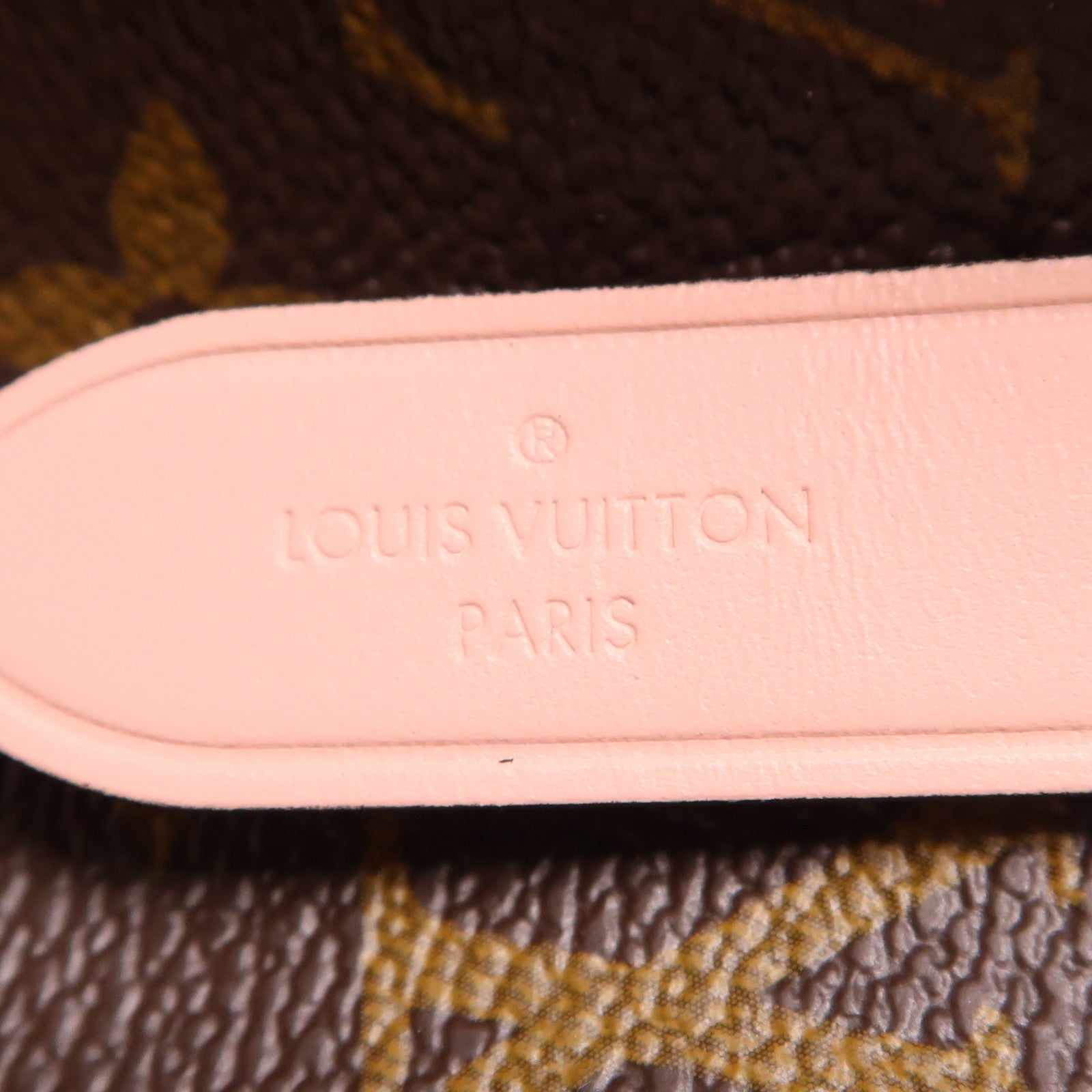 LOUIS VUITTON Monogram Neo Noe金扣手挽肩背兩用袋棕色/粉紅色