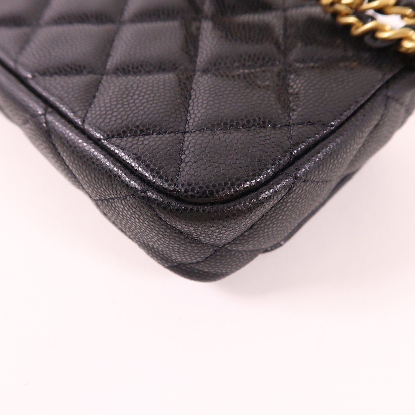CHANEL 牛皮皮革Waist Bag金扣腰包