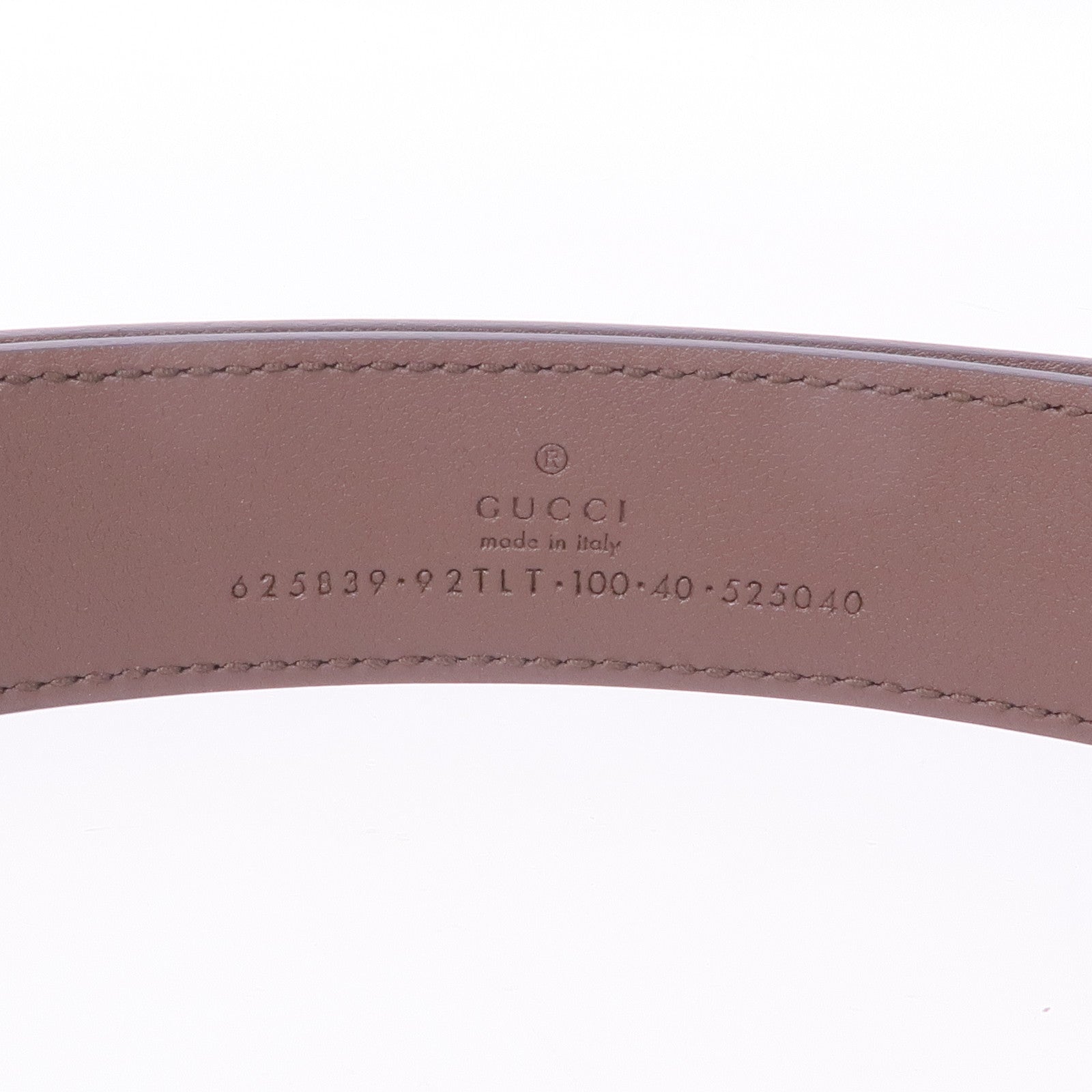GUCCI 塗層帆布Belt金扣皮帶