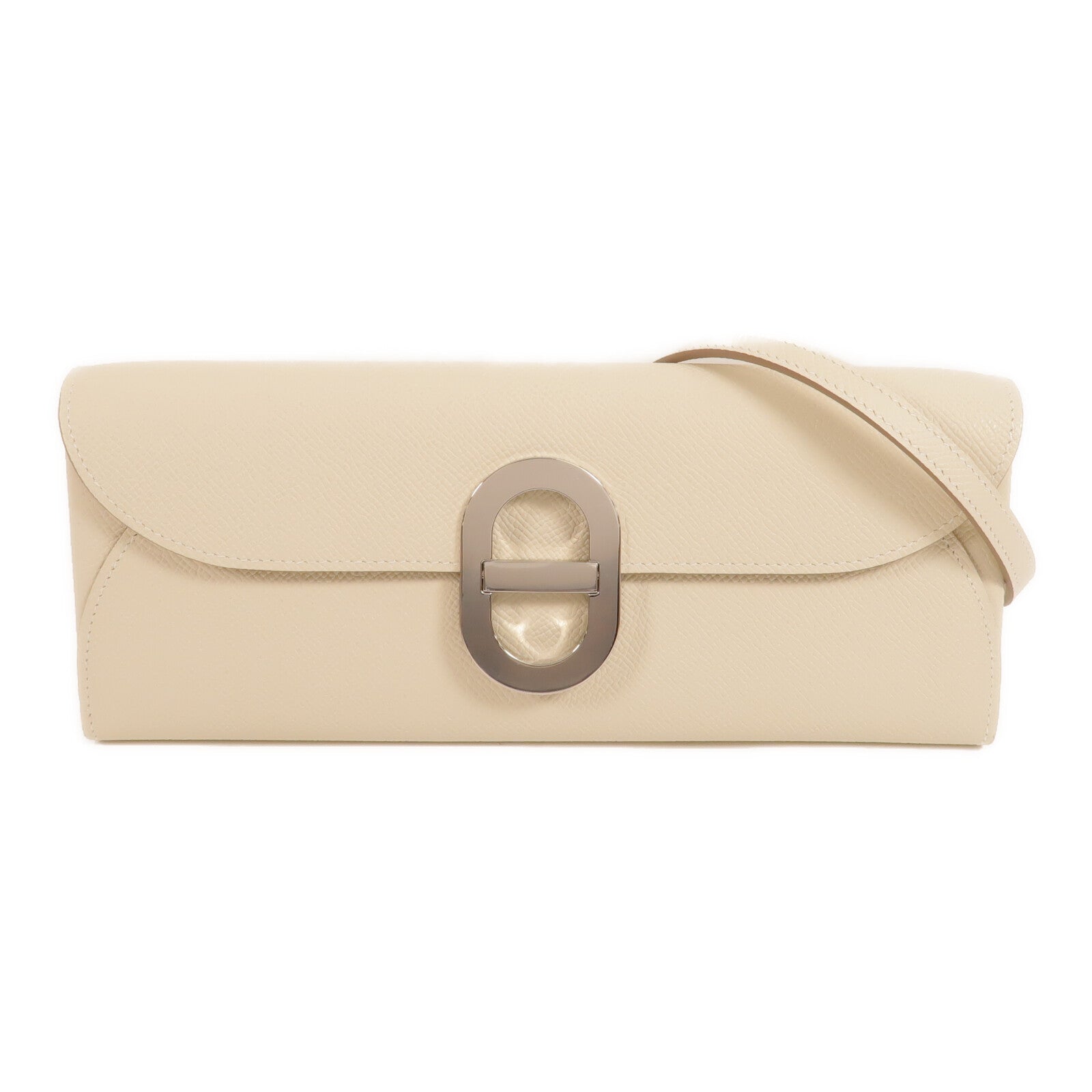 HERMES Epsom皮革Maillon To Go肩背袋Craie