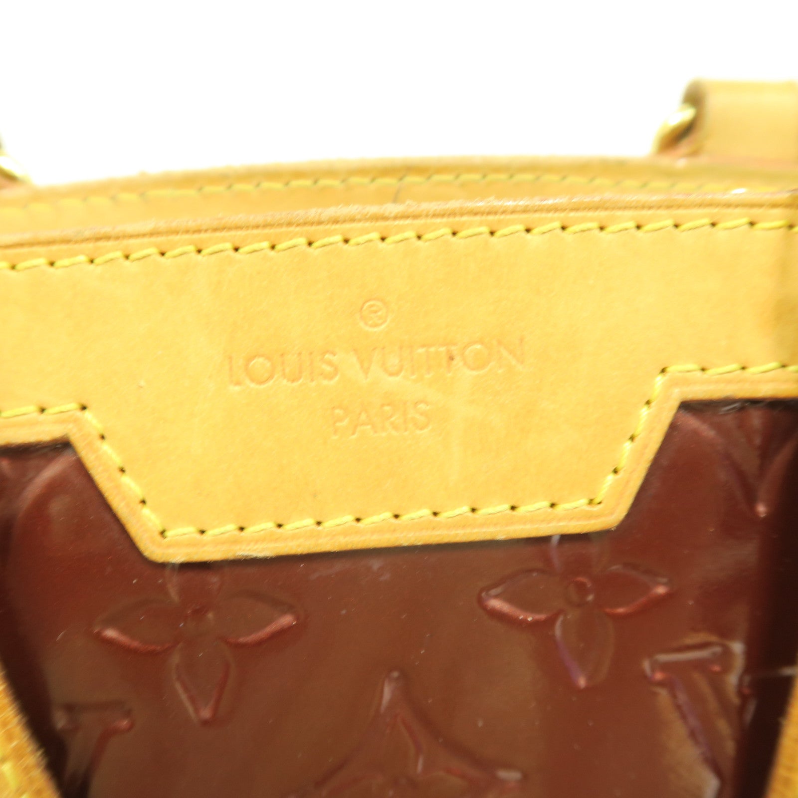 LOUIS VUITTON **【激減優惠】Vernis Brea MM金扣手挽肩背兩用袋紅色