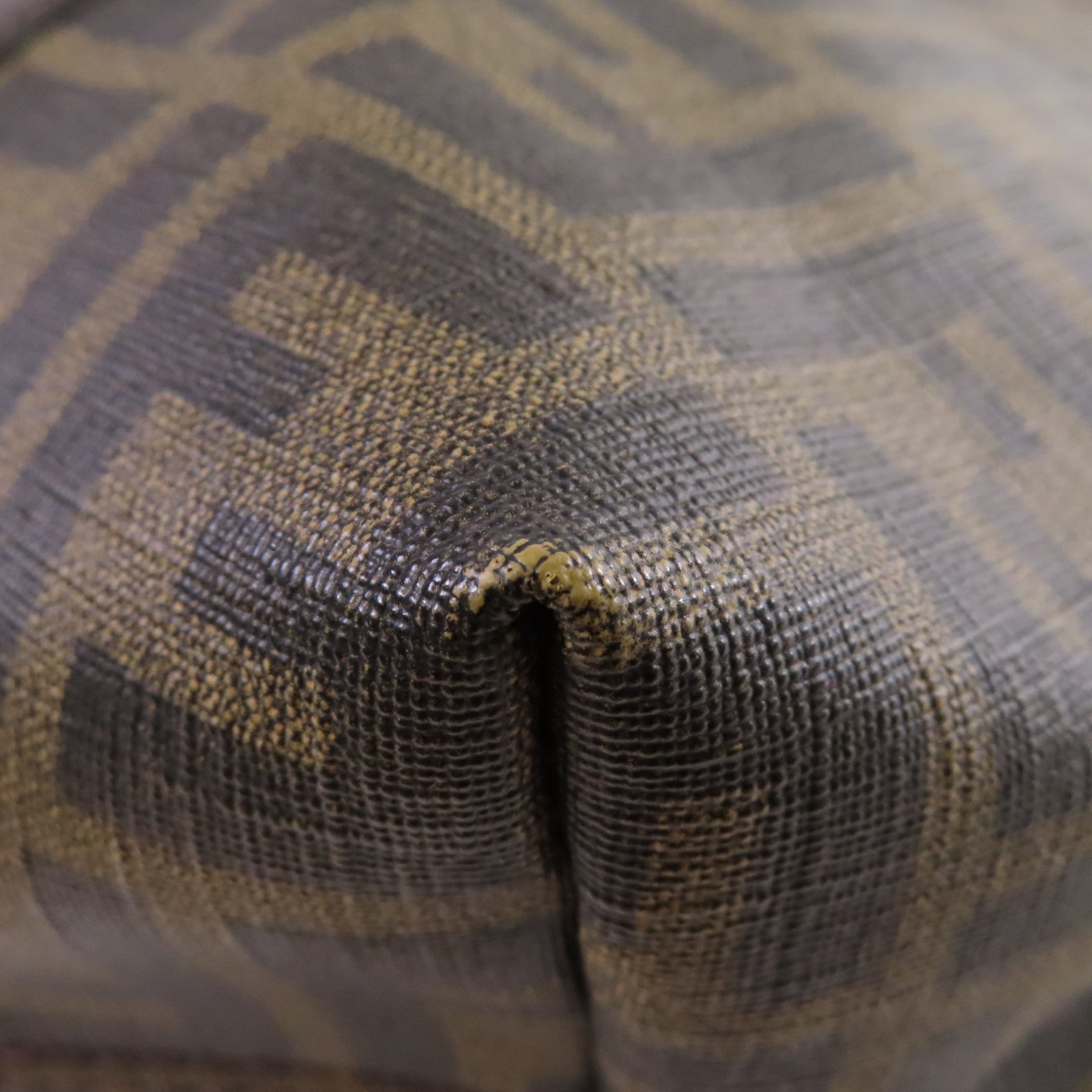 FENDI 塗層帆布Zucca Large Tote Bag手挽袋啡色