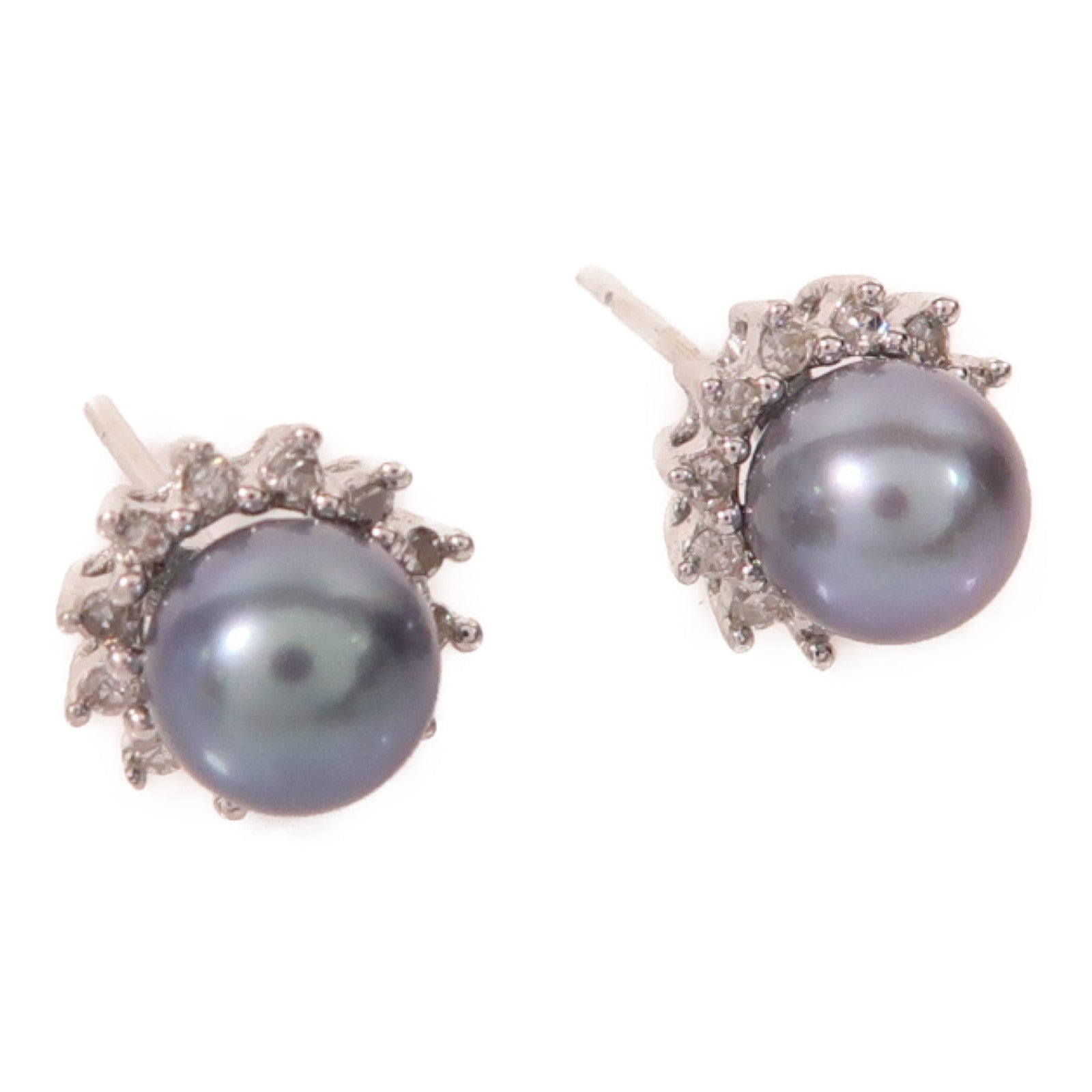 JEWELRY 18K白金Pearl Earrings耳環