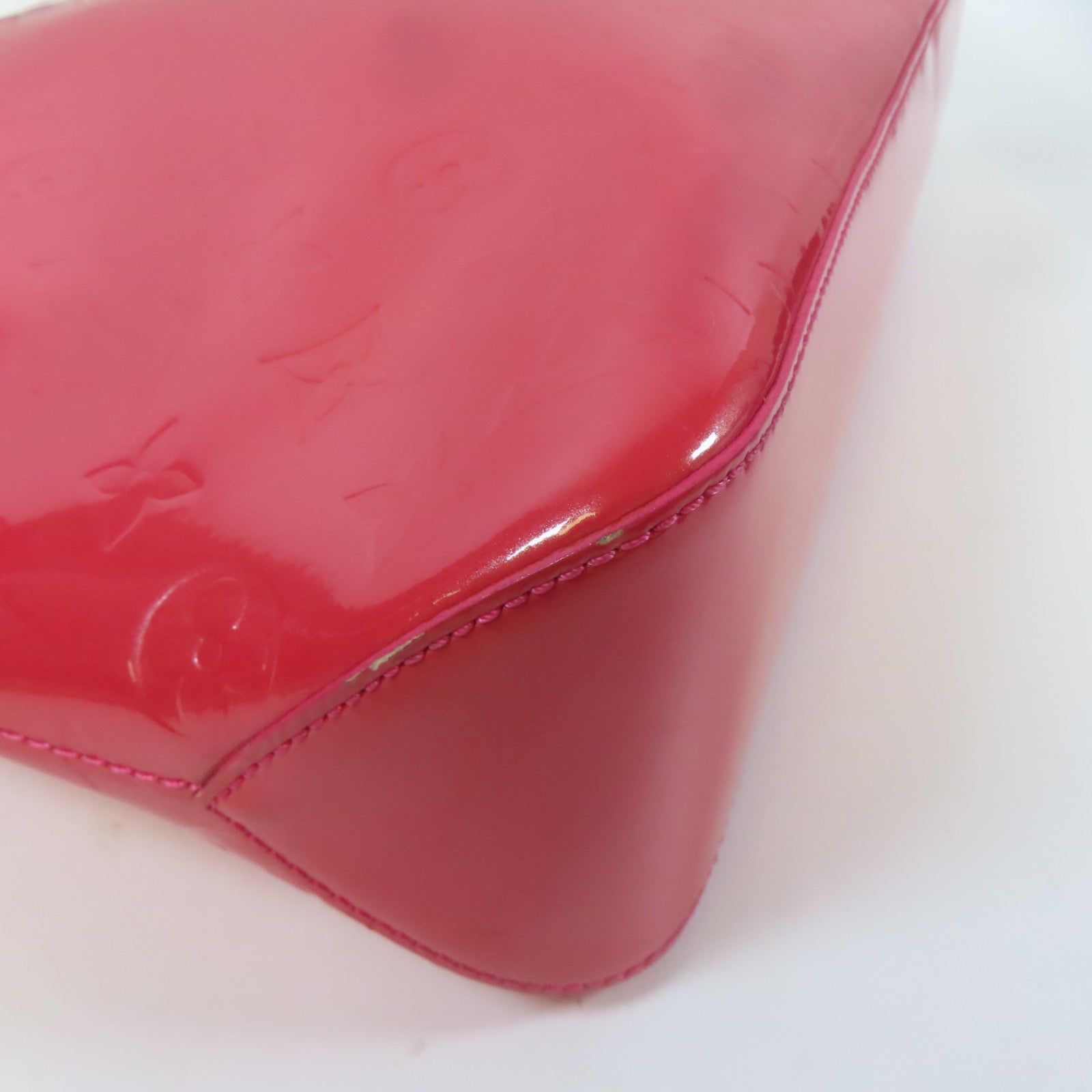 LOUIS VUITTON 【激減優惠】Vernis Brentwood金扣肩背袋粉紅色