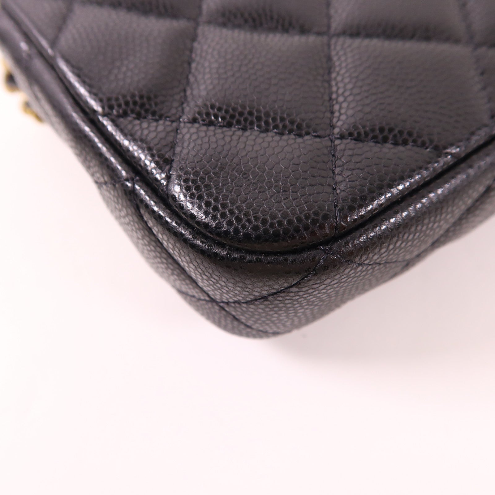 CHANEL 牛皮皮革Waist Bag金扣腰包