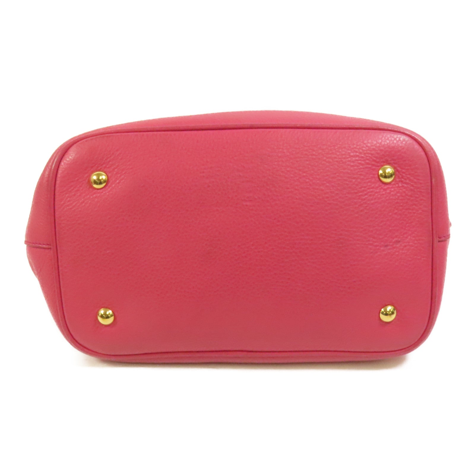 Miu Miu 牛皮皮革2 Way Shoulder金扣手挽肩背兩用袋