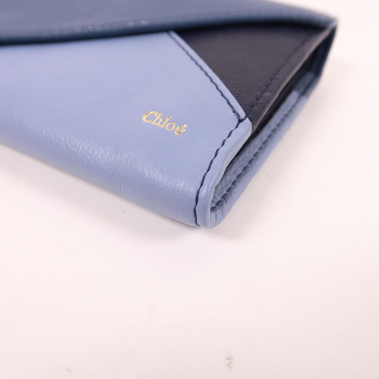 Chloe 【激減優惠】羊皮皮革Long Wallet金扣長錢包