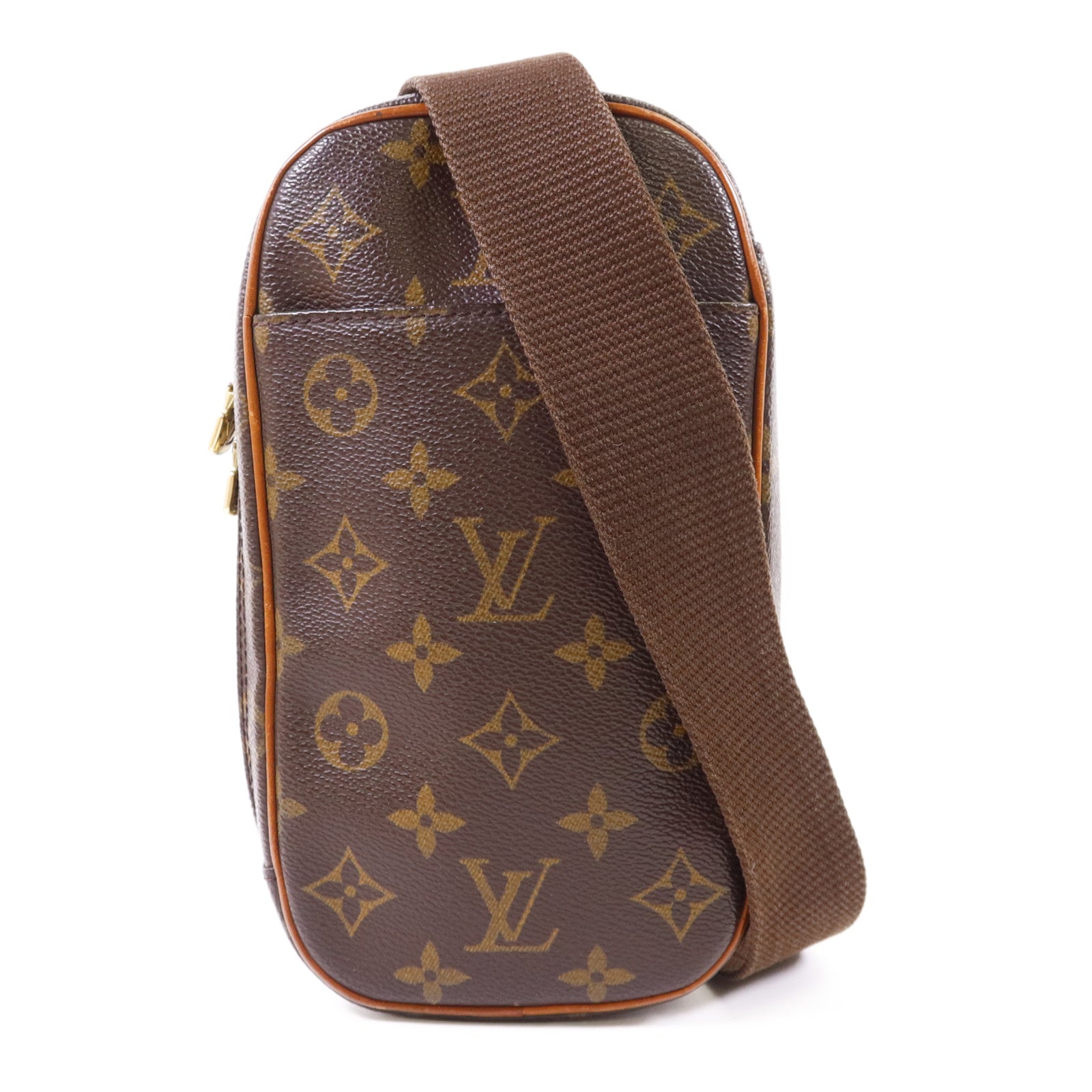 LOUIS VUITTON Monogram Pochette Gange金扣肩背袋