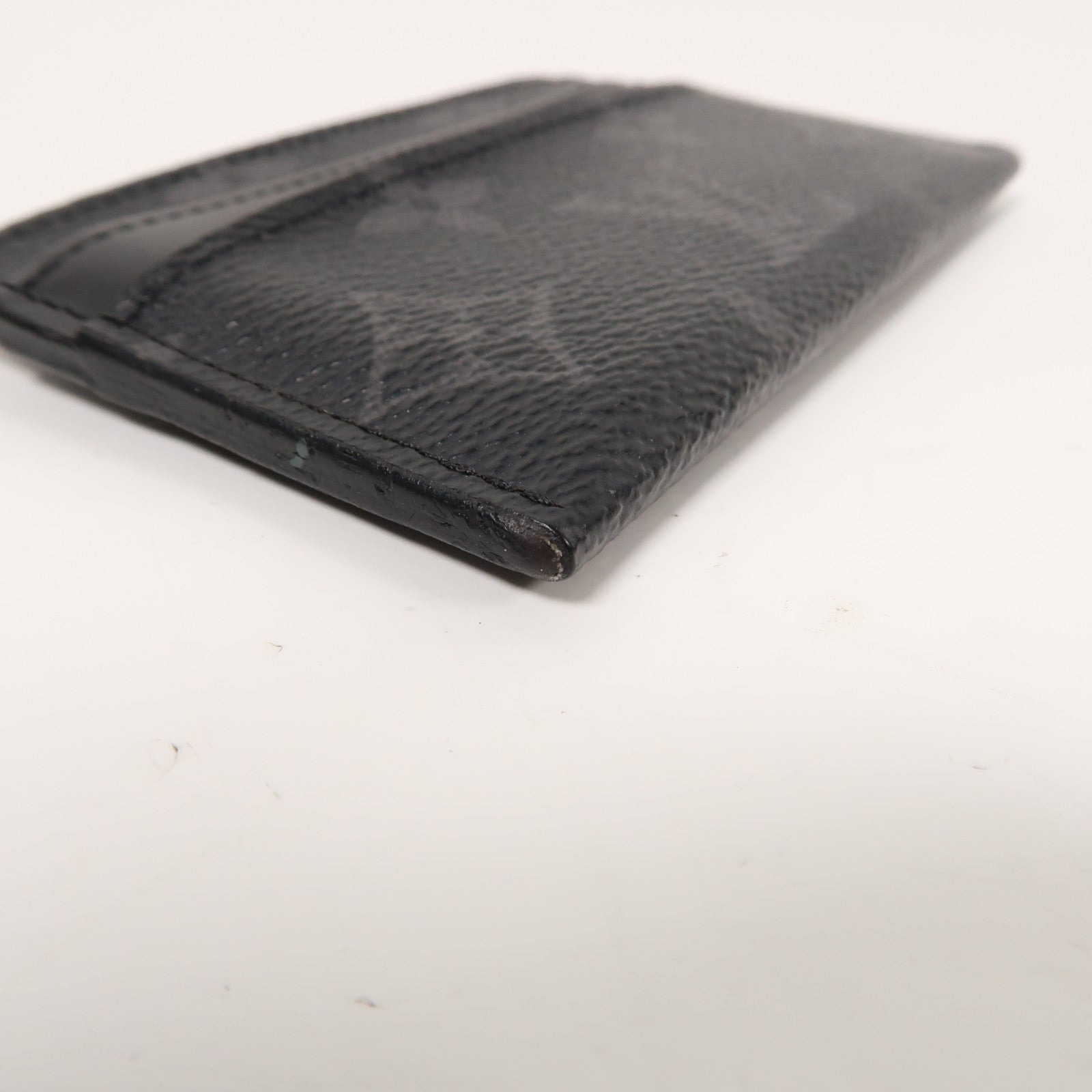LOUIS VUITTON Monogram Eclipse Double Card Holder卡片套黑色