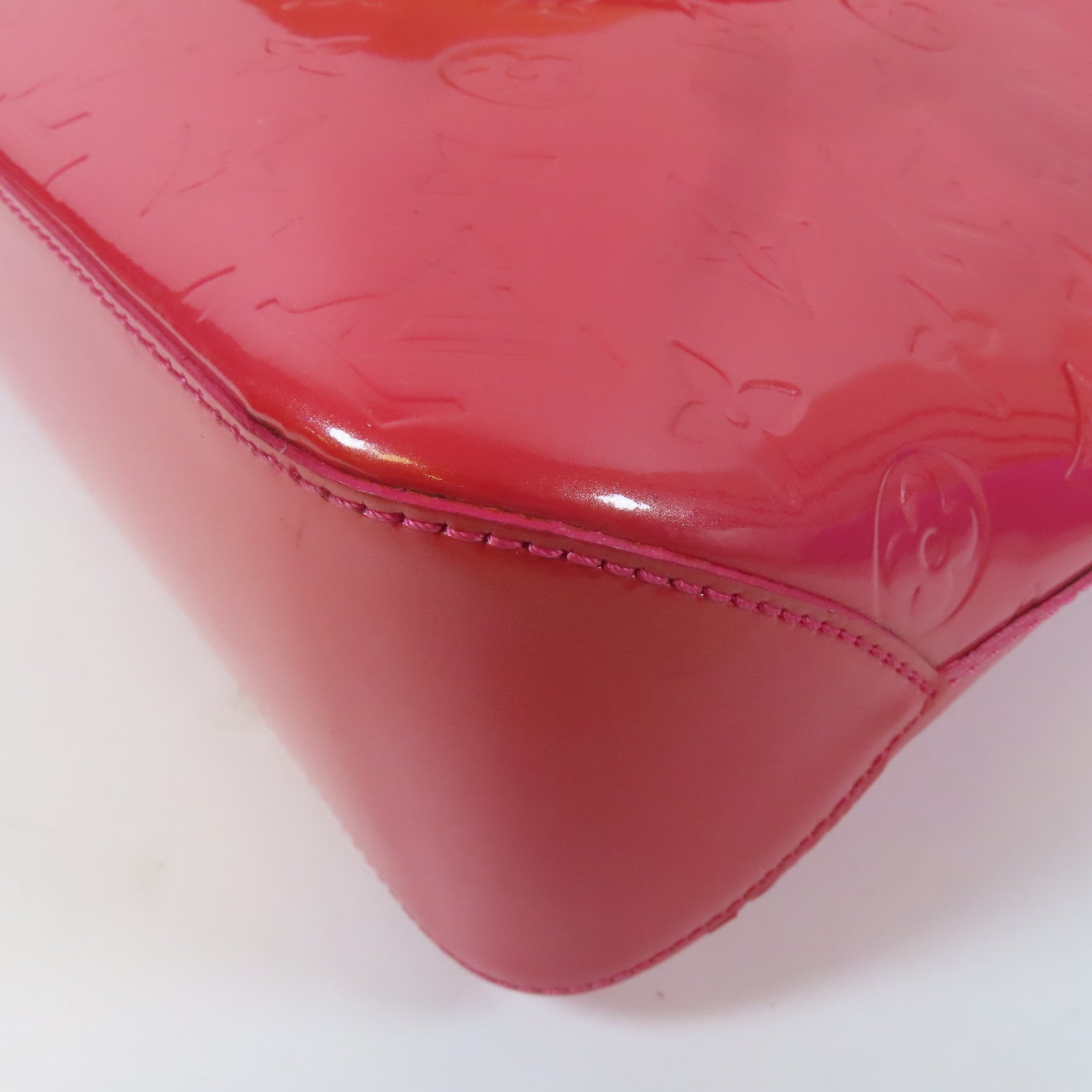LOUIS VUITTON 【激減優惠】Vernis Brentwood金扣肩背袋粉紅色
