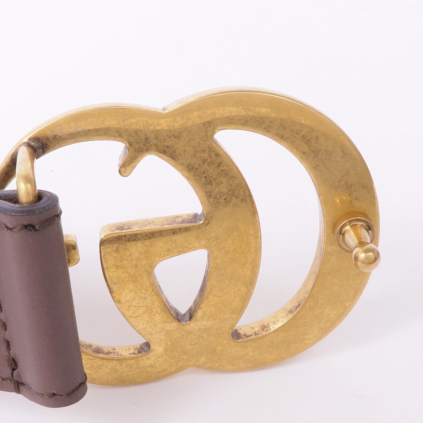 GUCCI 塗層帆布Belt金扣皮帶