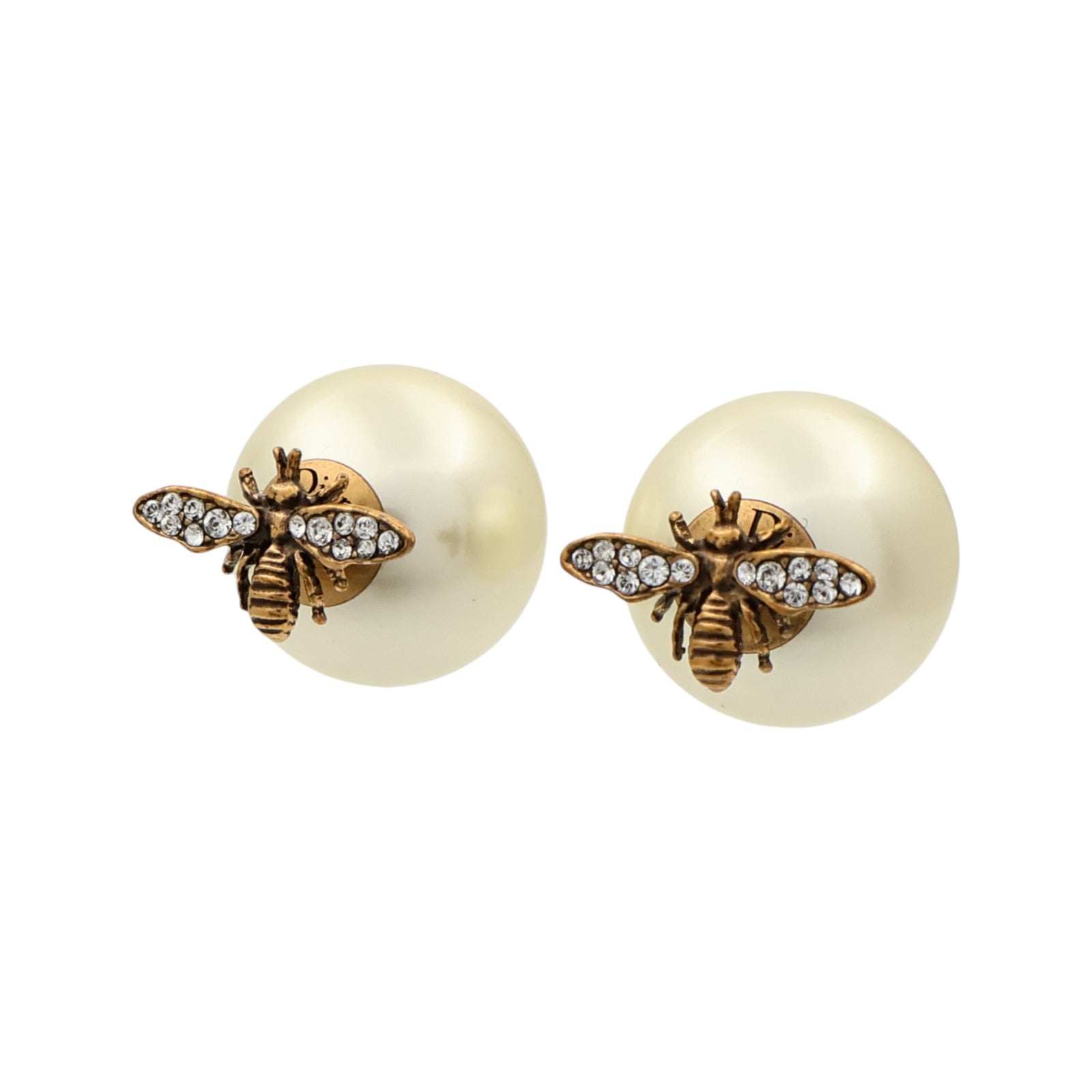 Dior PVC/金屬Dior Tribales Bee Earrings耳環